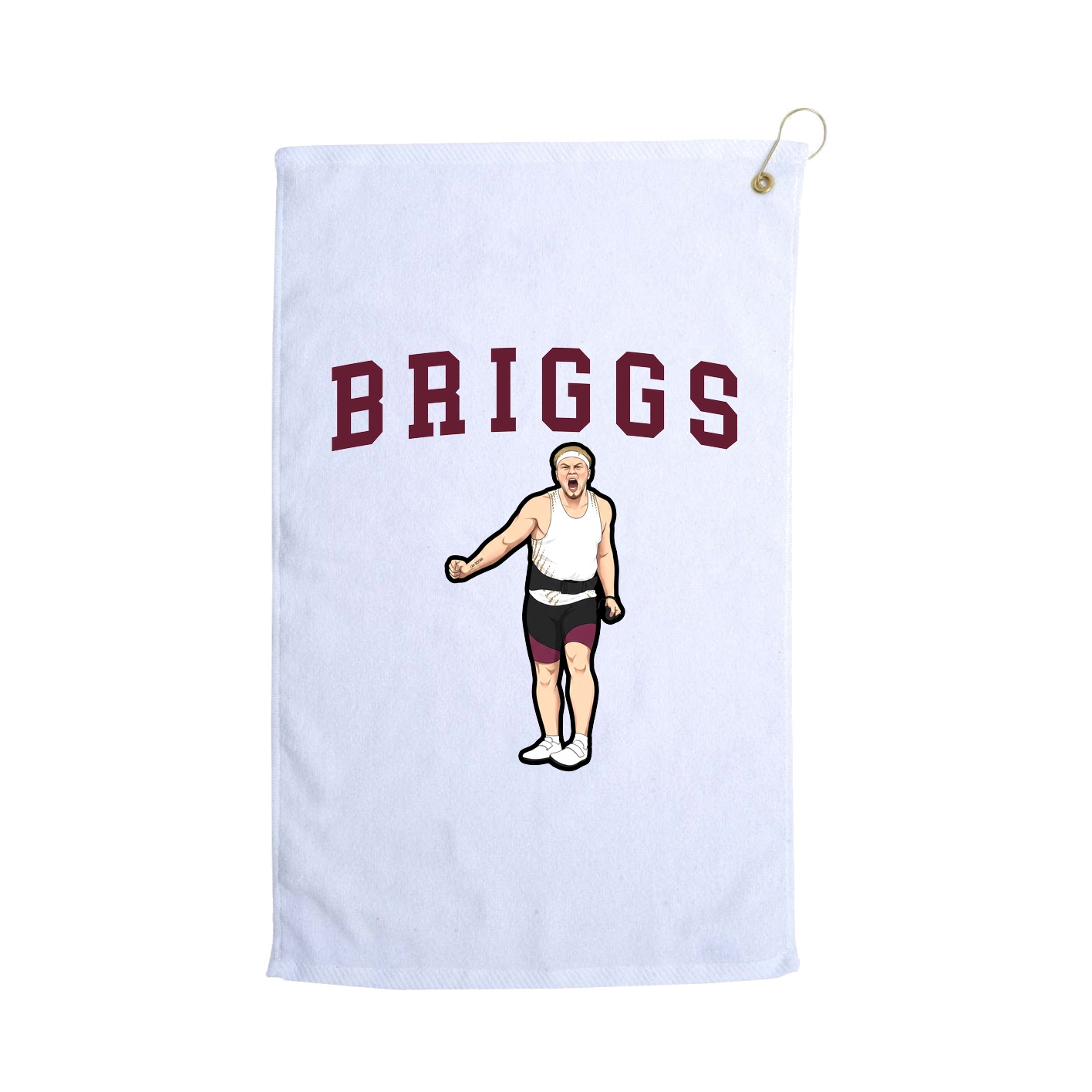 Golf Towel — Shirsey in White