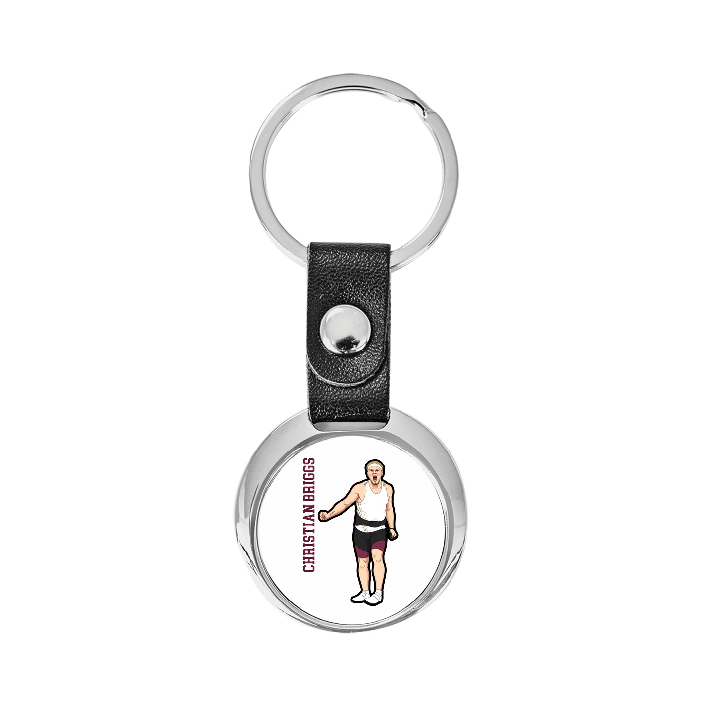 Key Chain — Name Vertical in Classic