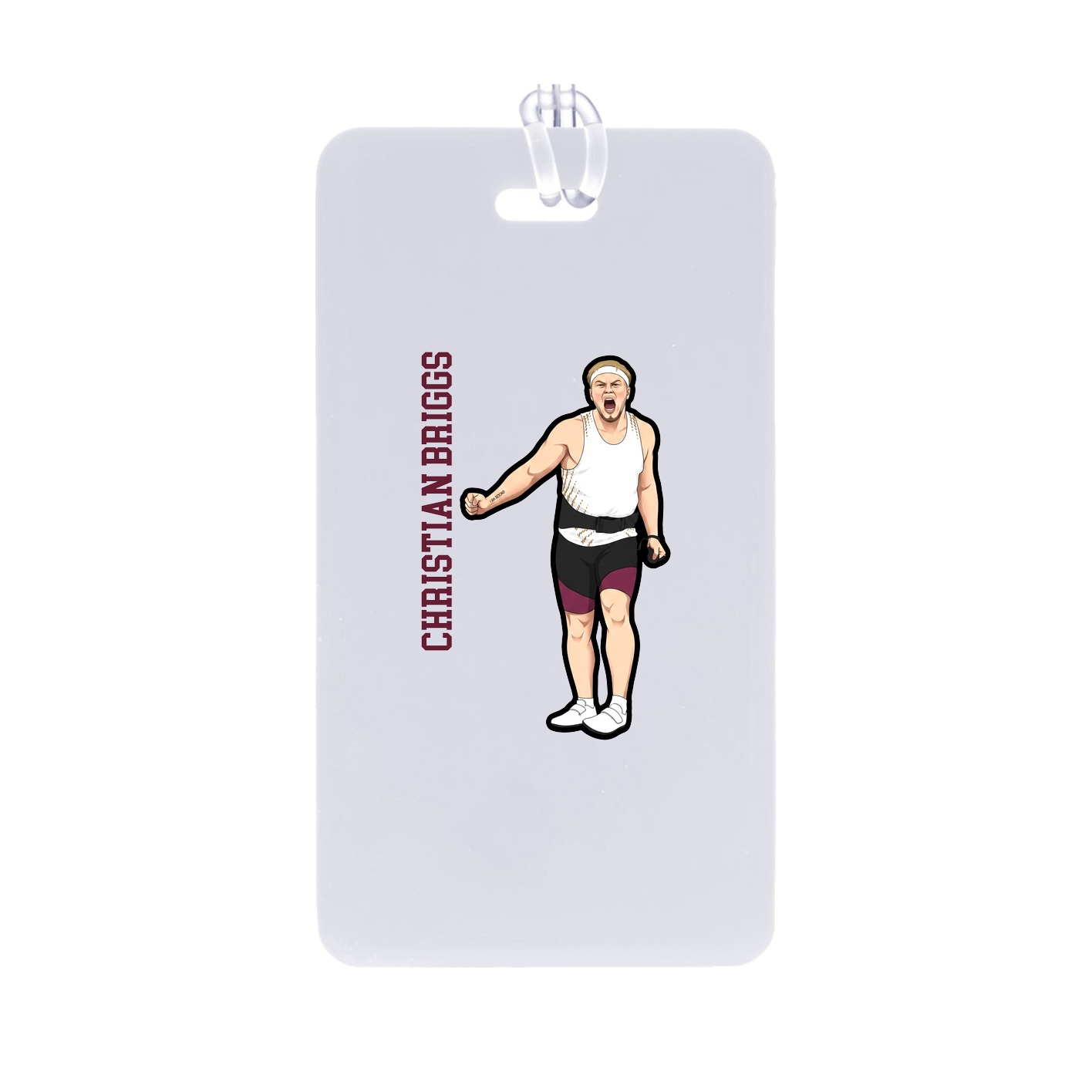 Bag Tag — Name Vertical in Classic