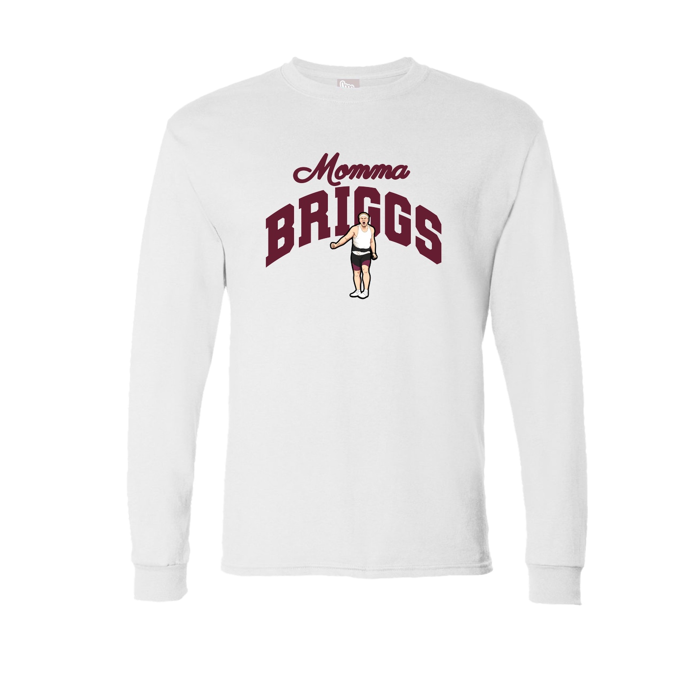 Long Sleeve Tee — Mothers Day Arch in White