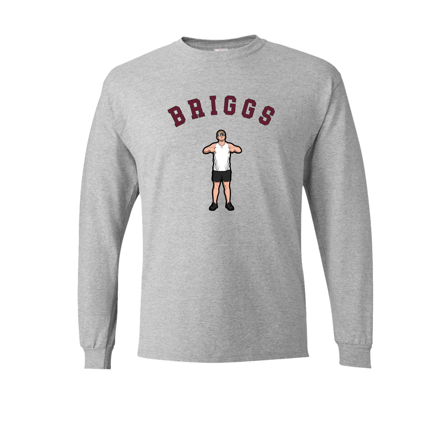 Long Sleeve Tee — Shirsey Arch in Grey