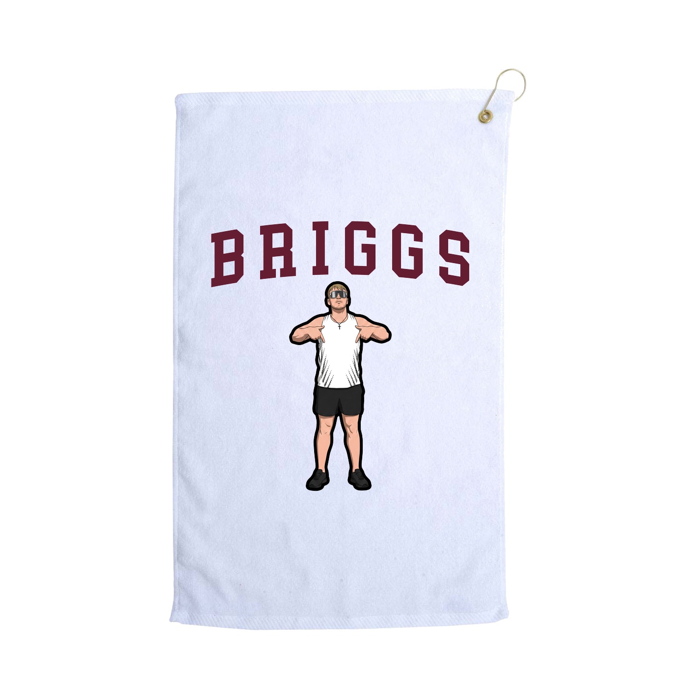 Golf Towel — Shirsey in White
