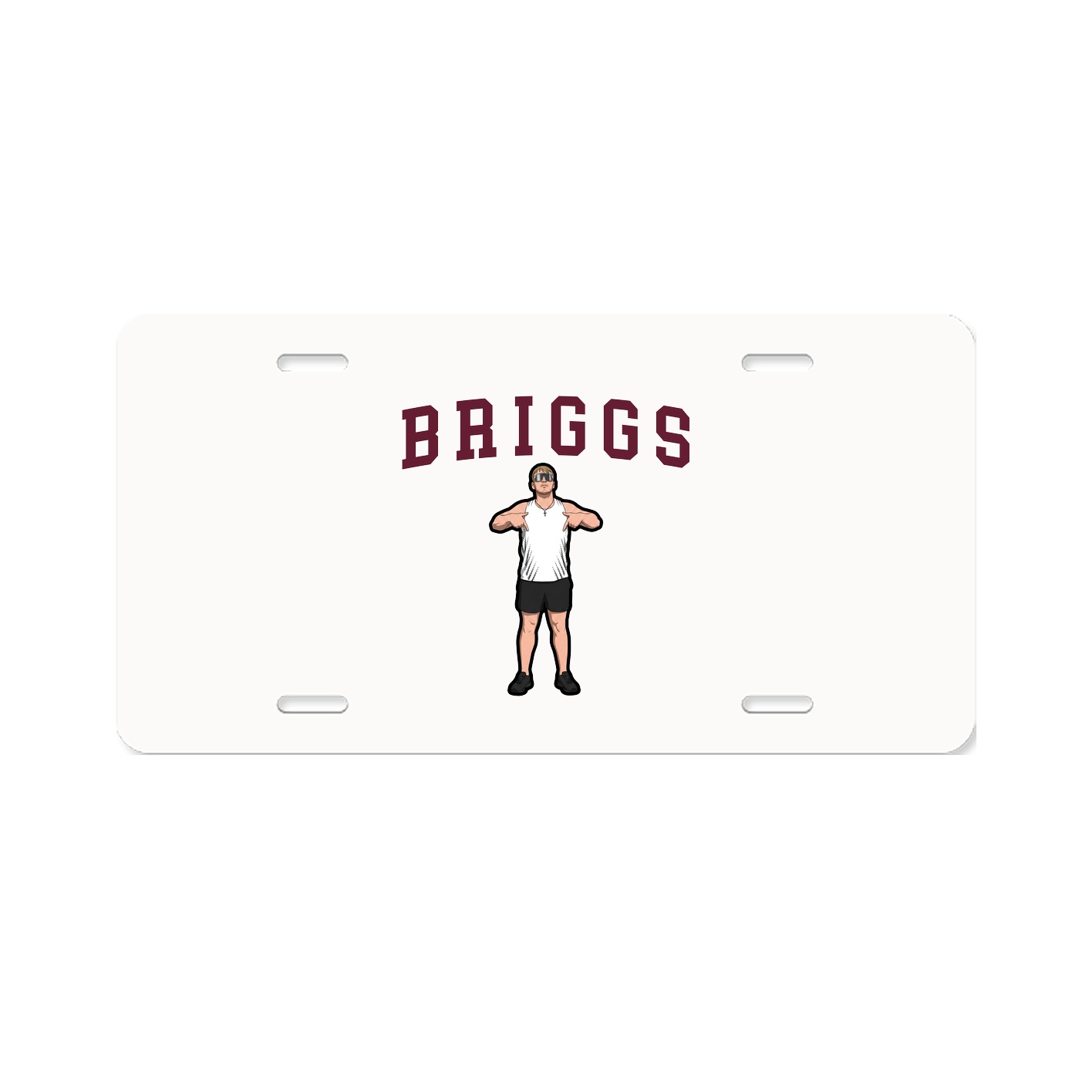 License Plate — Shirsey in Classic