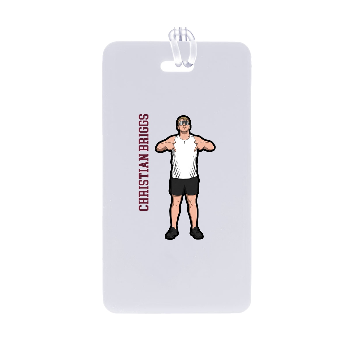Bag Tag — Name Vertical in Classic