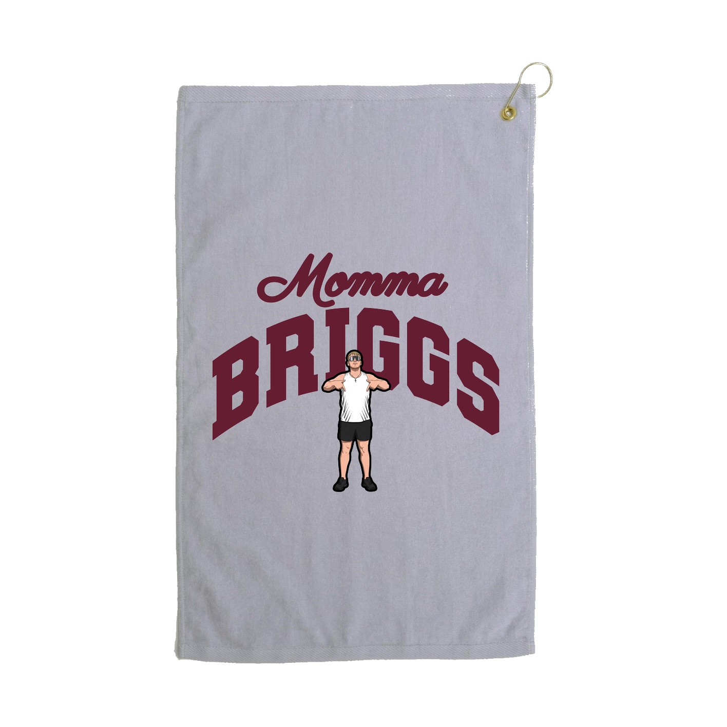 Golf Towel — Mothers Day Arch in Grey