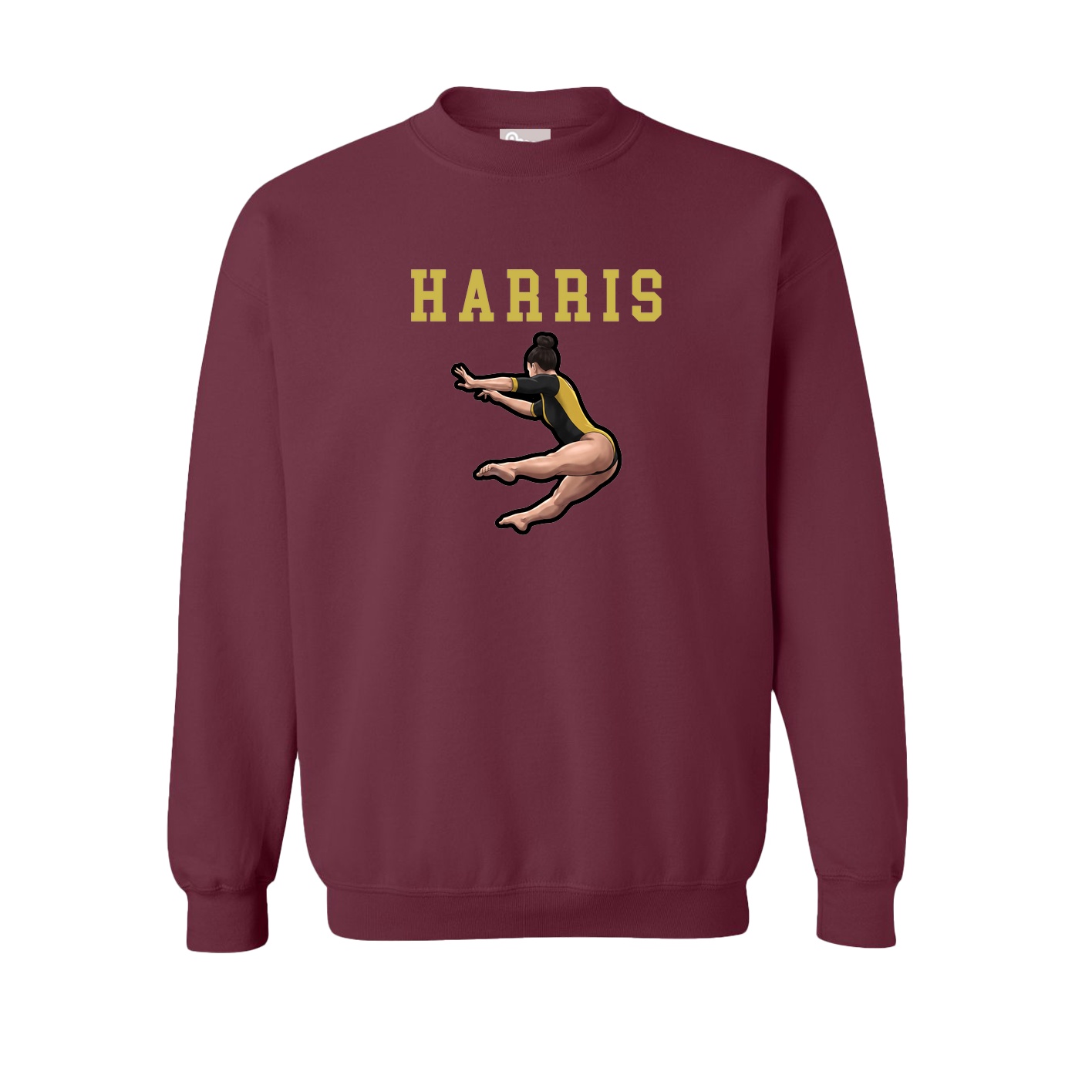 Fleece Crew — Shirsey in Maroon