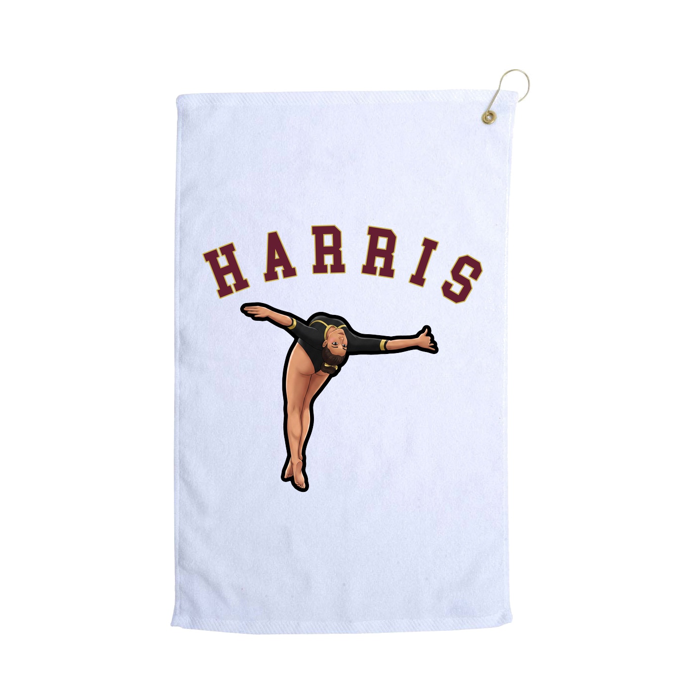 Golf Towel — Shirsey Arch in White