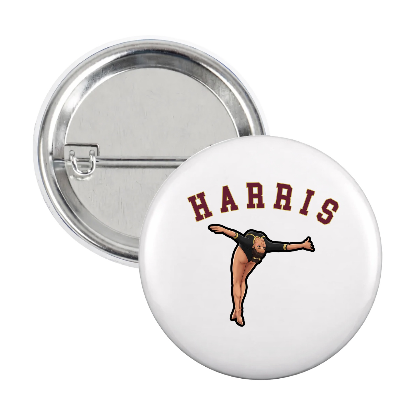 Game Day Button — Shirsey Arch in White