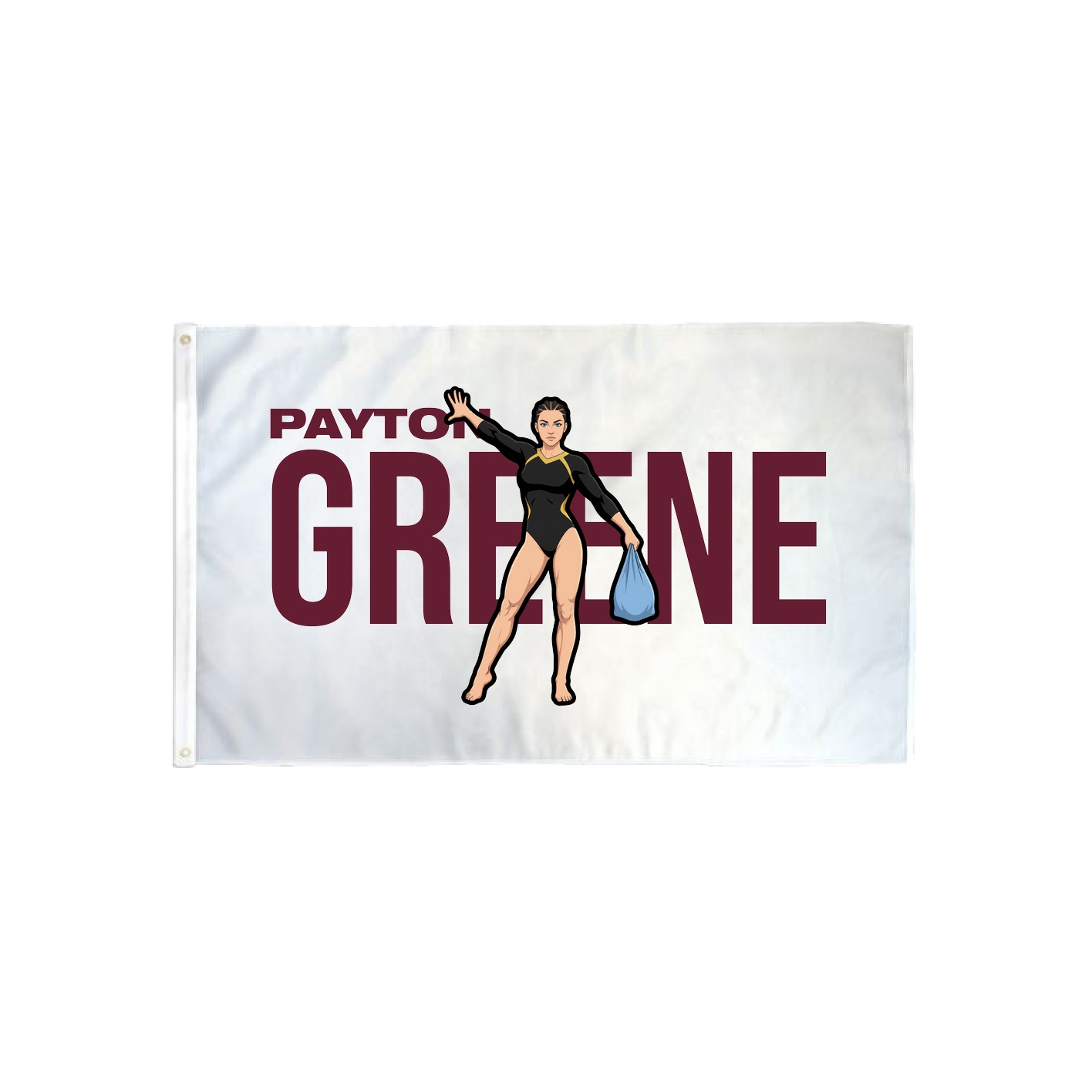 3x5 Flag — Player Name in Classic