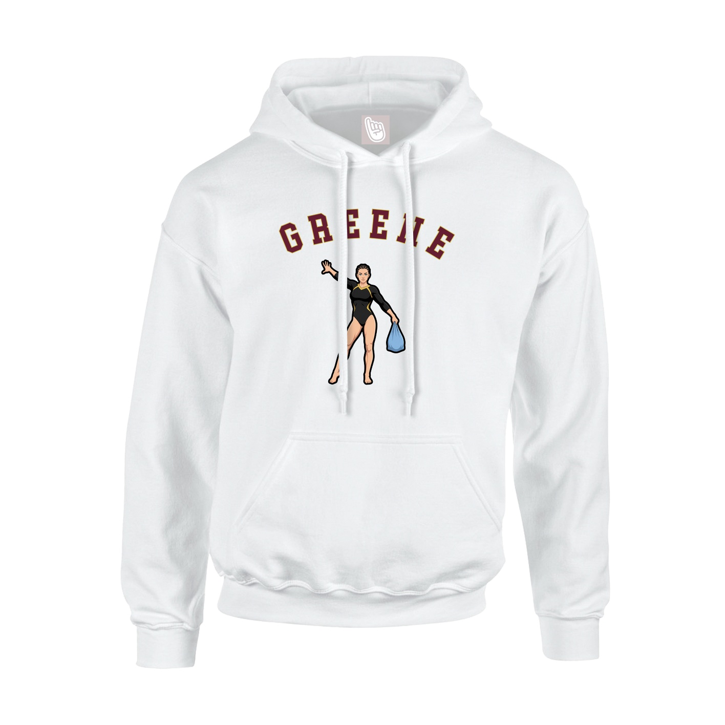 Hoodie — Shirsey Arch in White