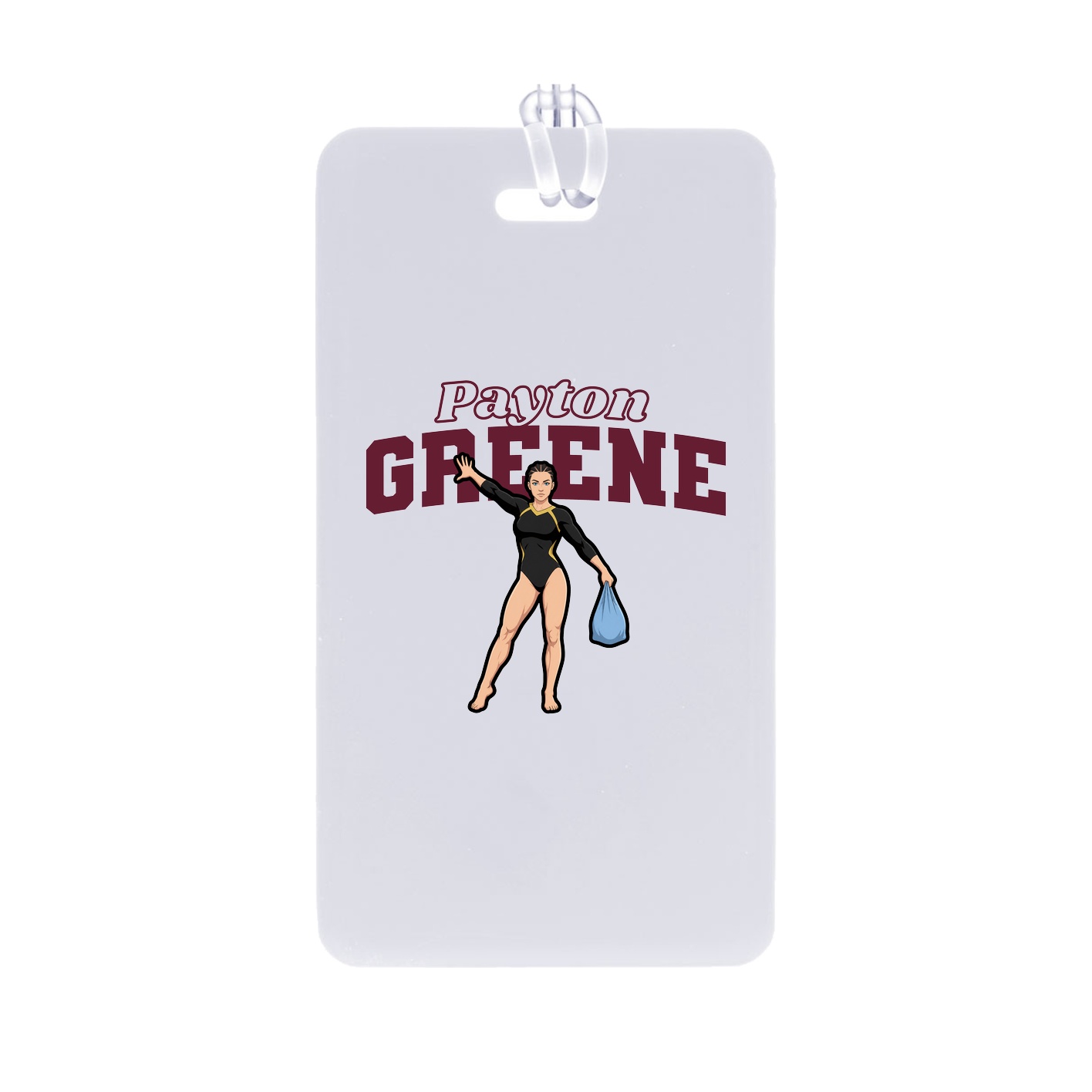 Bag Tag — Name Arch in Classic