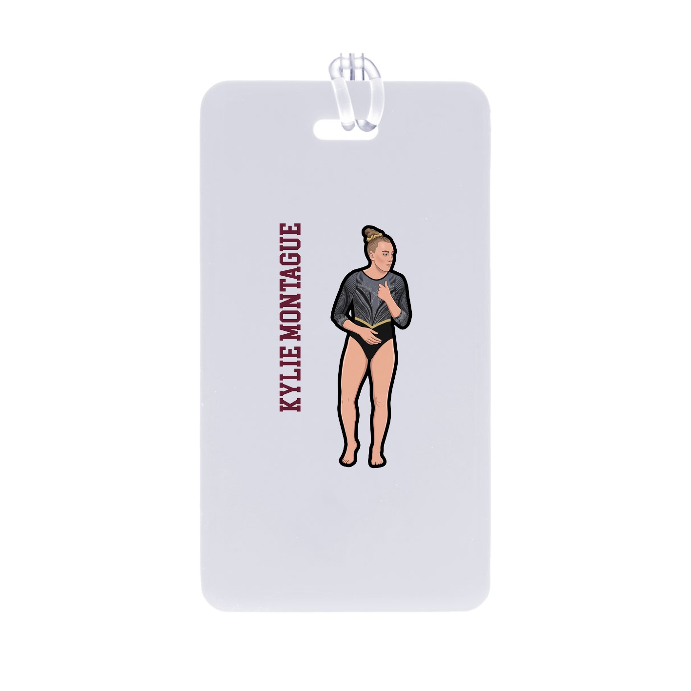Bag Tag — Name Vertical in Classic