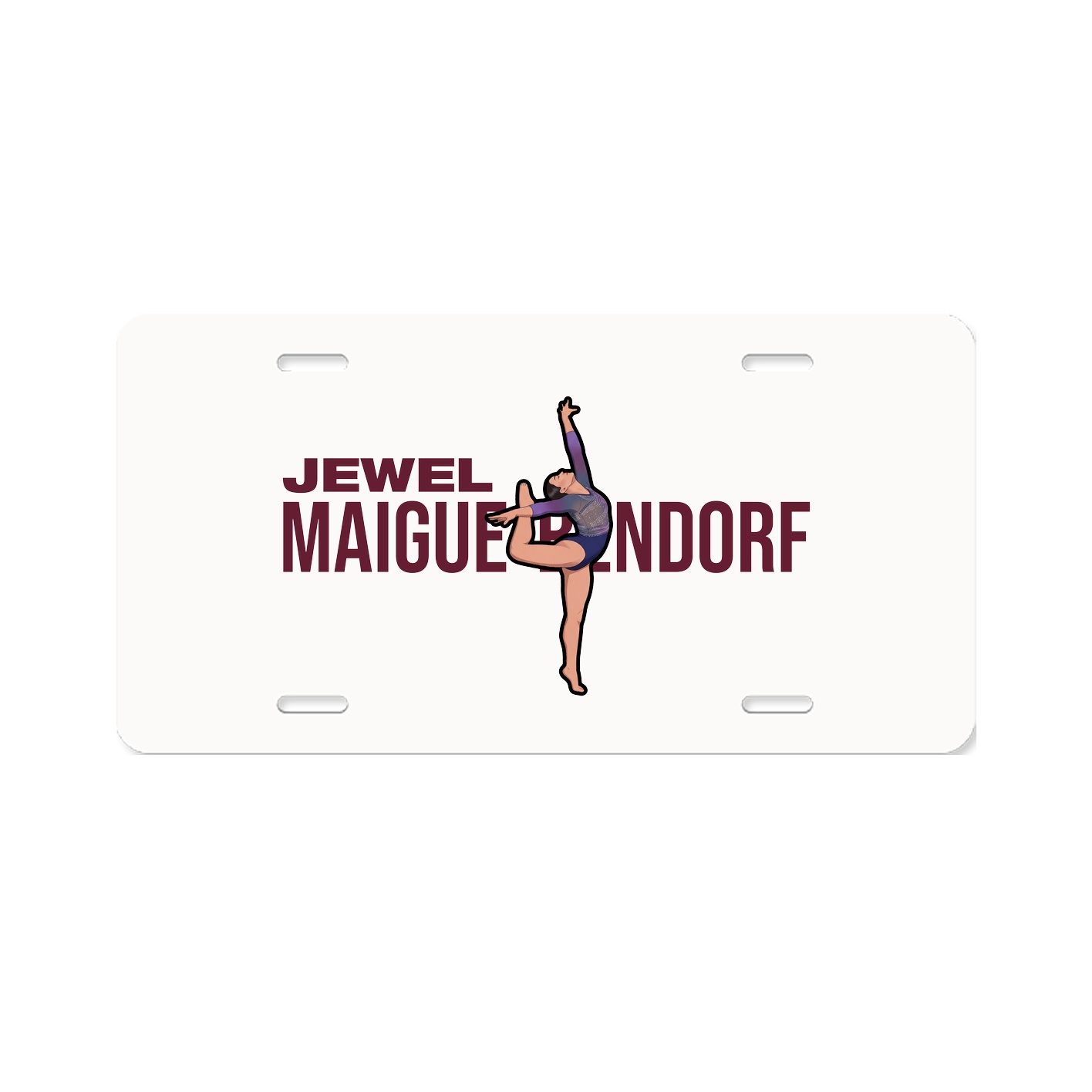 License Plate — Player Name in Classic