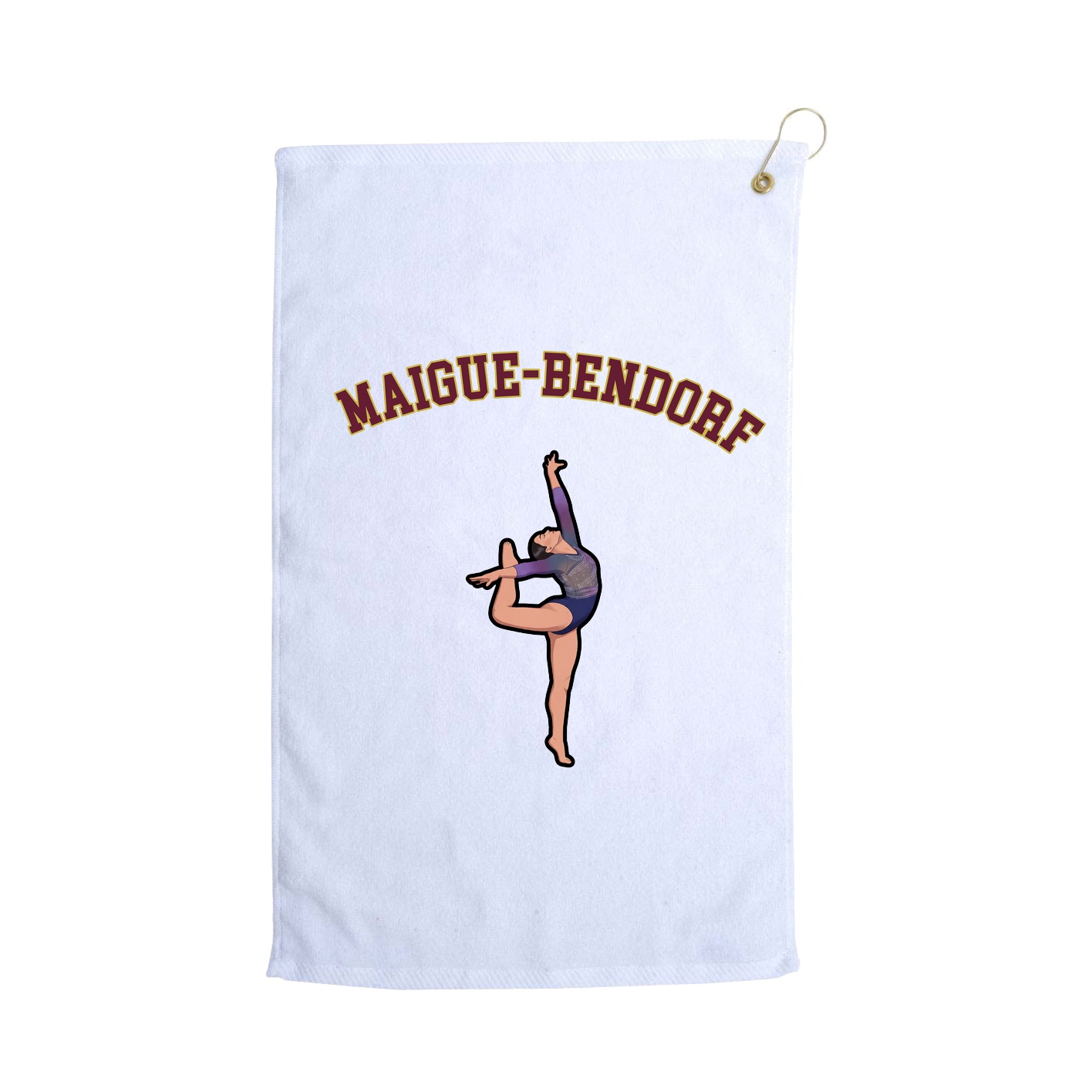 Golf Towel — Shirsey Arch in White