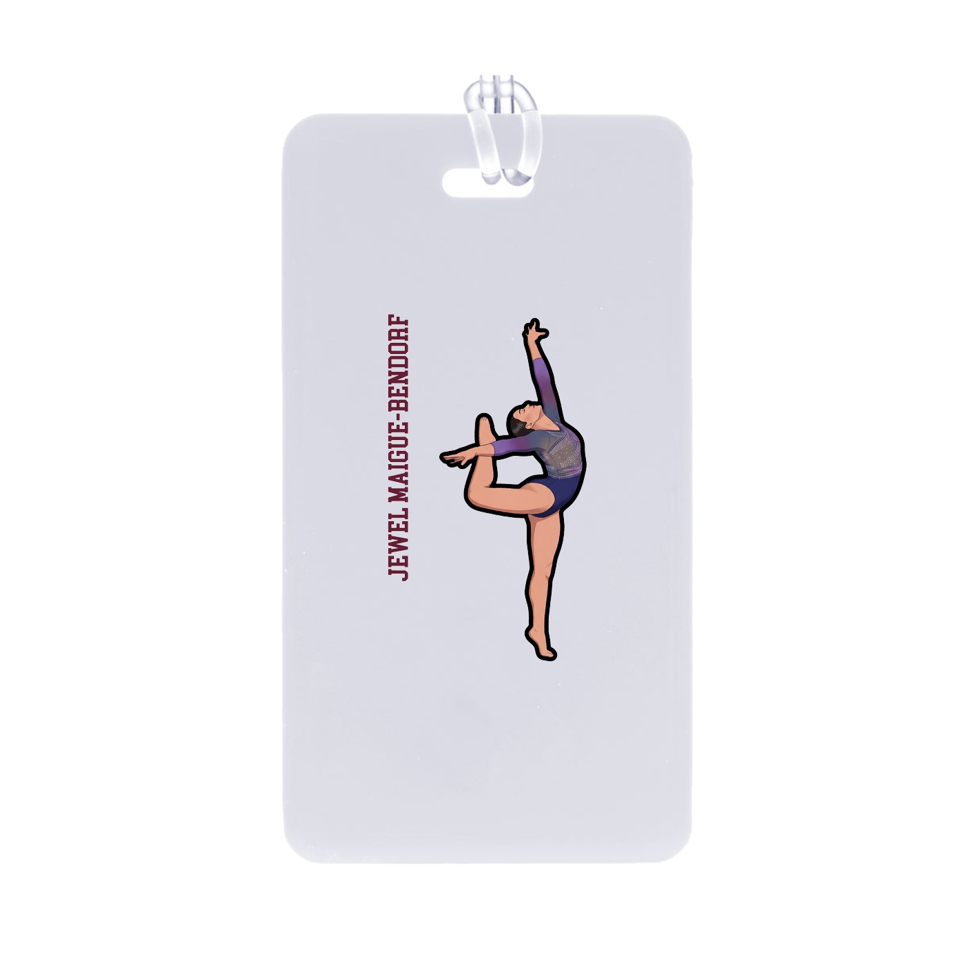 Bag Tag — Name Vertical in Classic