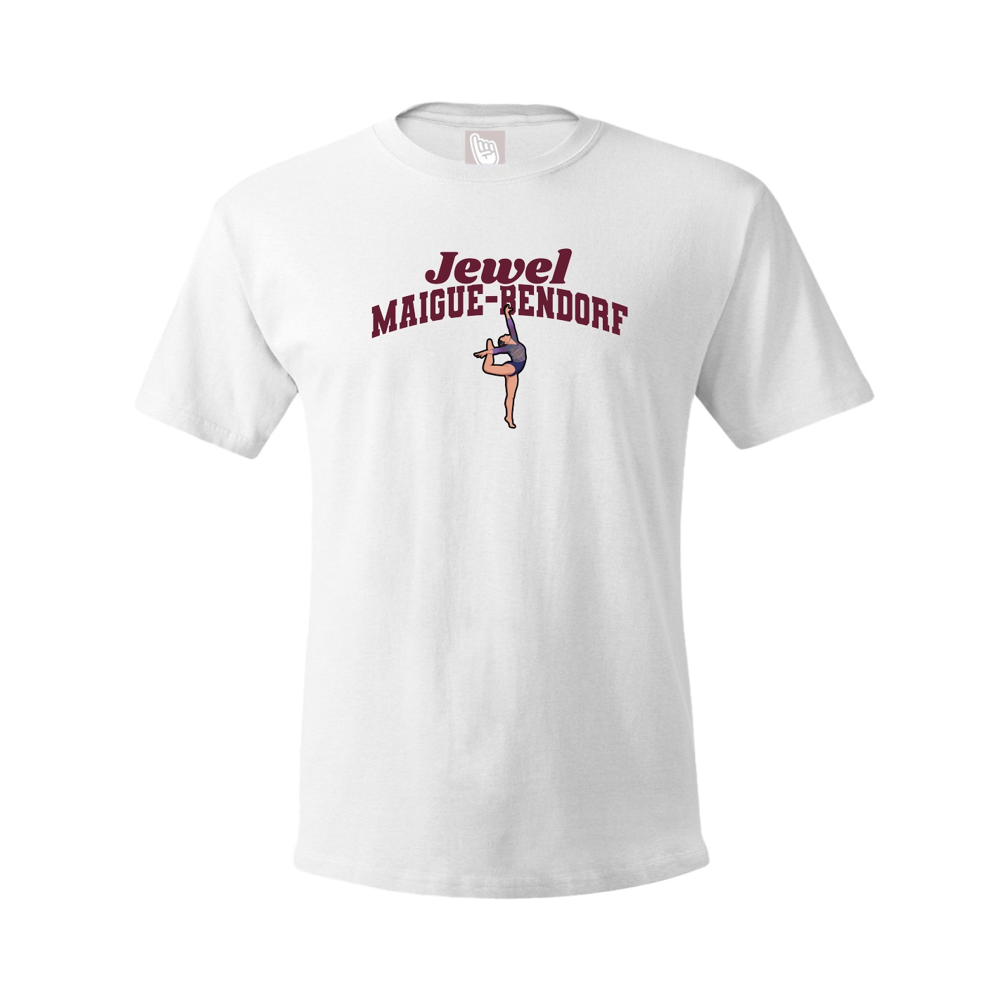 Youth Tee — Signature Arch in White