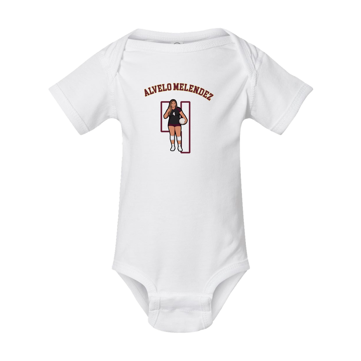 Baby Onesie — Shirsey Arch in White