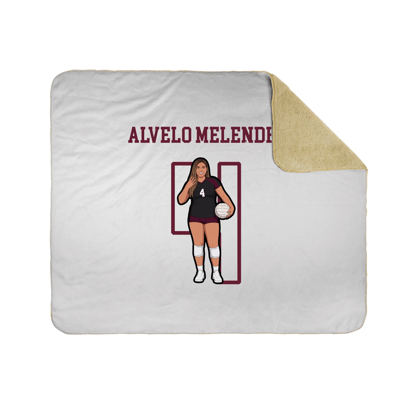 Throw Blanket — Shirsey in White