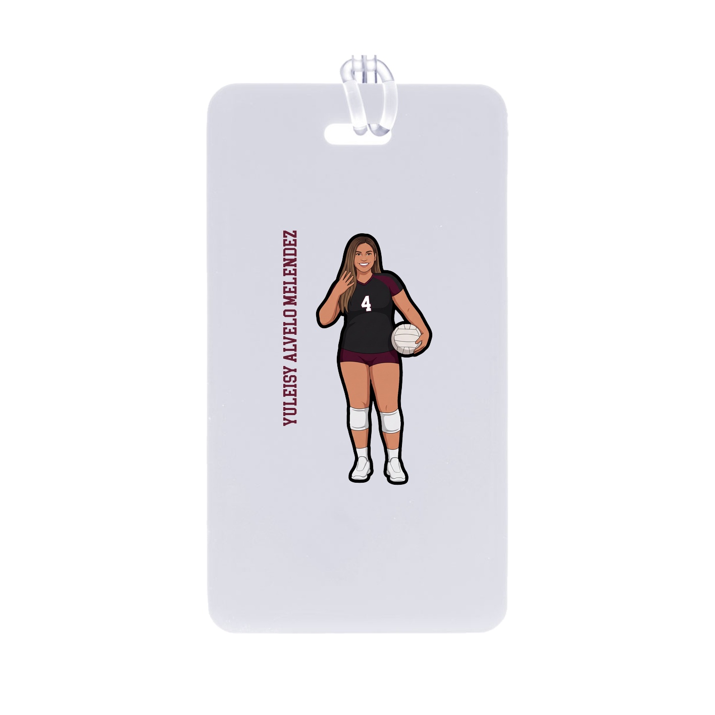 Bag Tag — Name Vertical in Classic