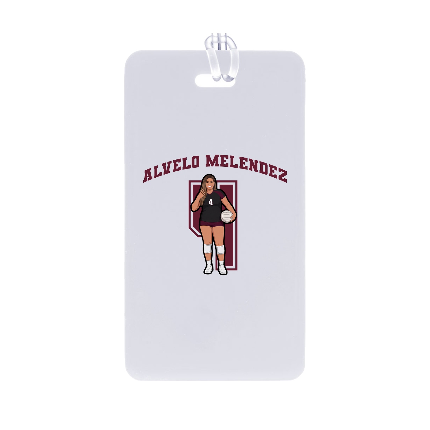 Bag Tag — Number in Classic