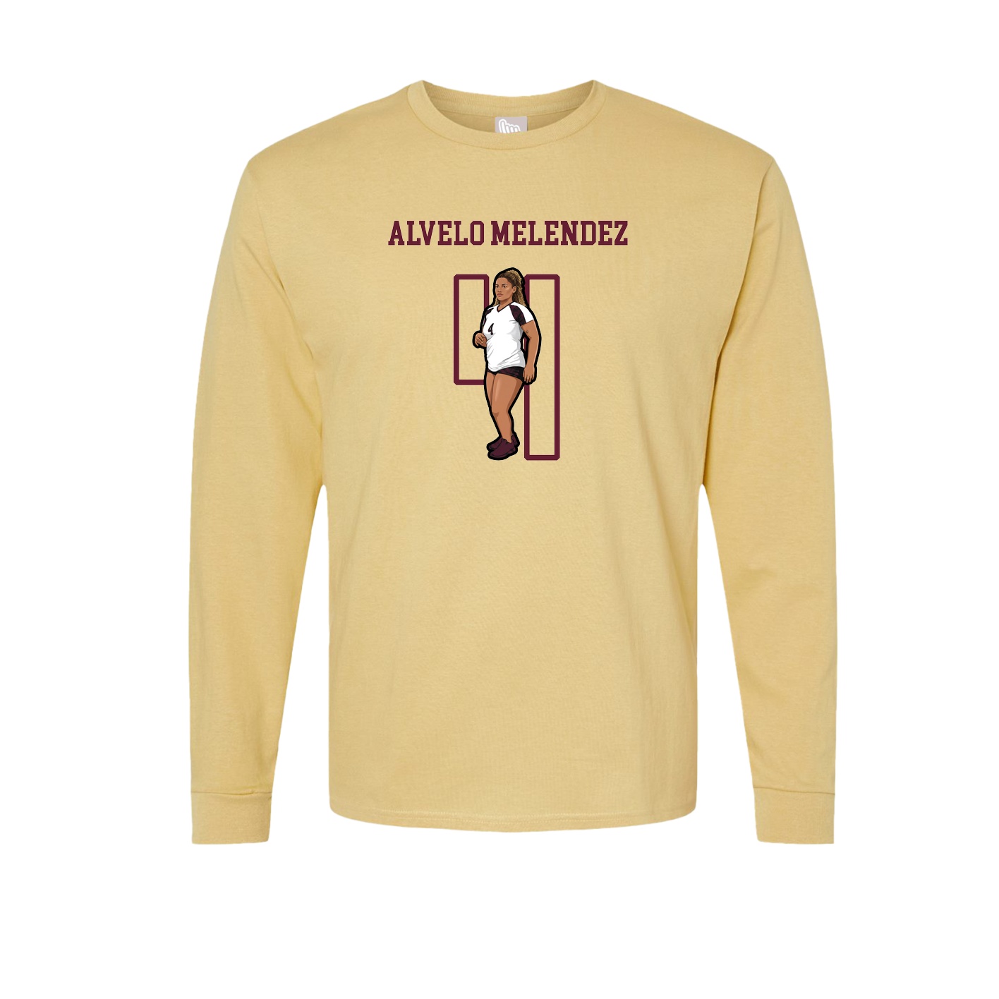 Long Sleeve Tee — Shirsey in Vegas Gold