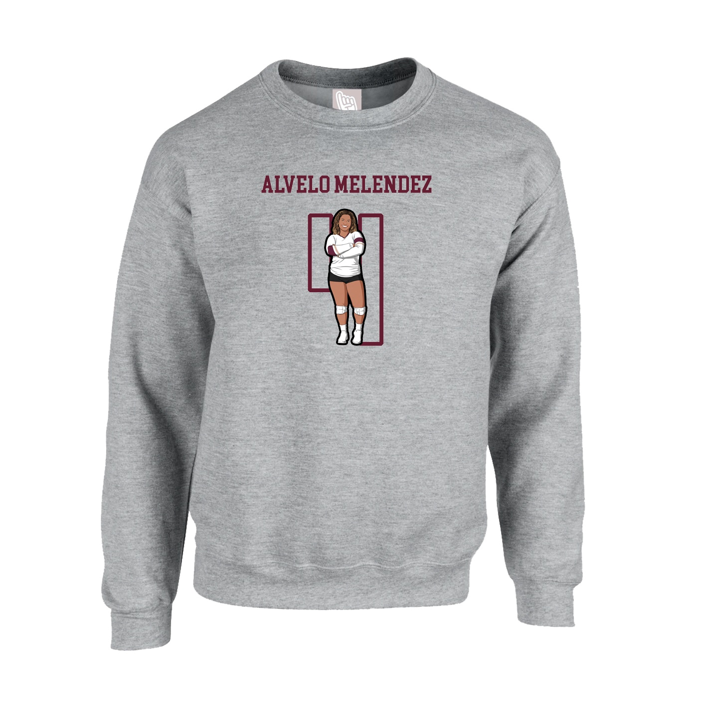Fleece Crew — Shirsey in Grey