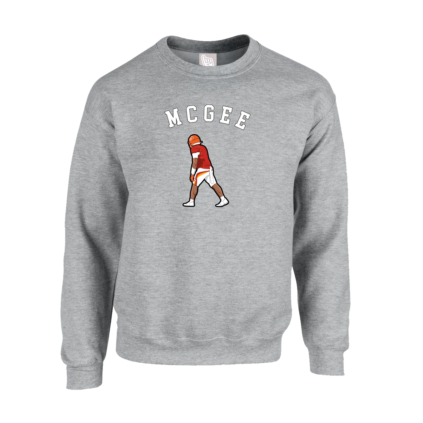Fleece Crew — Shirsey Arch in Grey