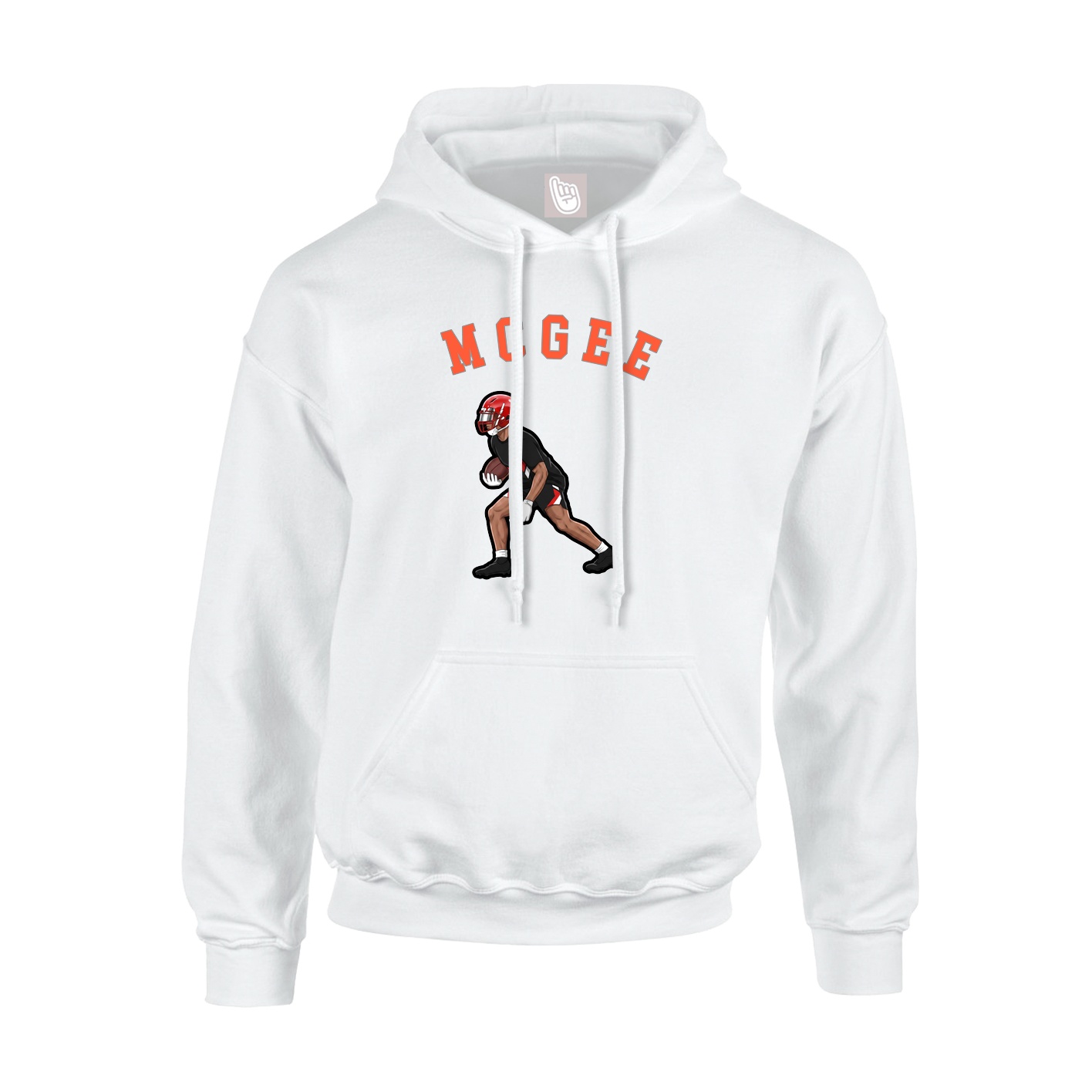 Hoodie — Shirsey Arch in White