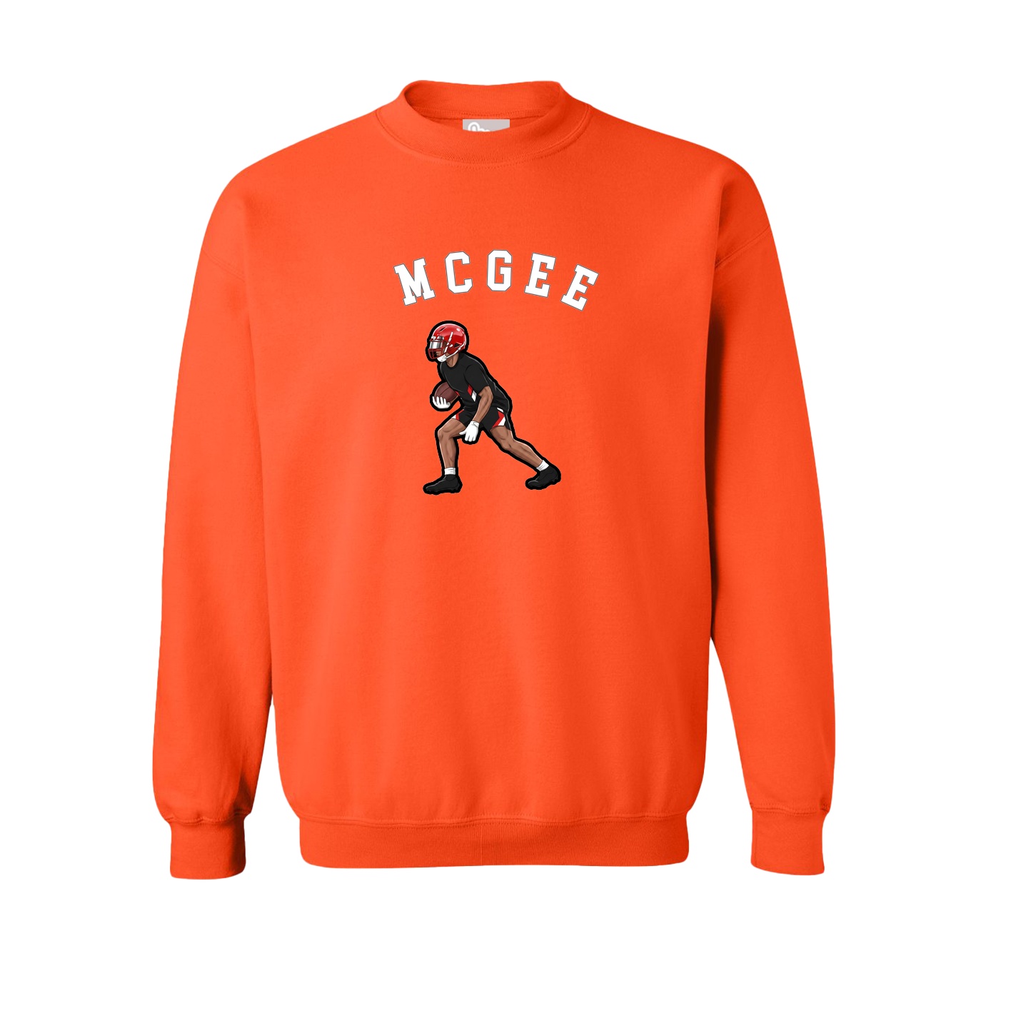 Fleece Crew — Shirsey Arch in Orange