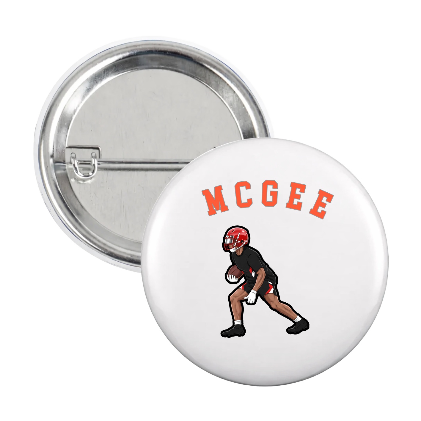 Game Day Button — Shirsey Arch in White