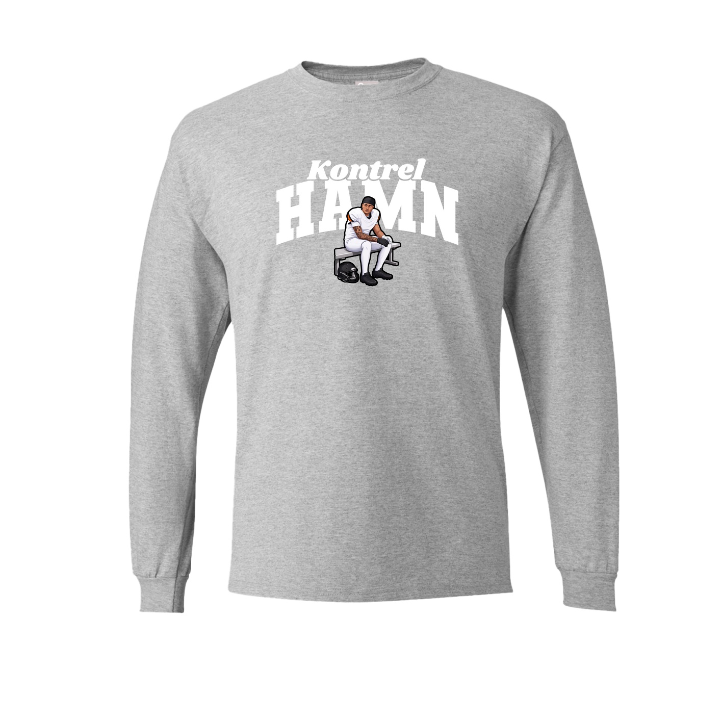 Long Sleeve Tee — Signature Arch in Grey