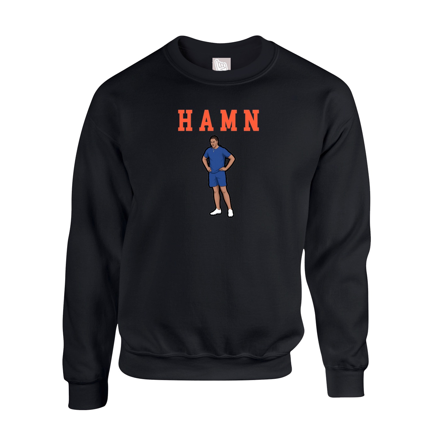 Fleece Crew — Shirsey in Black