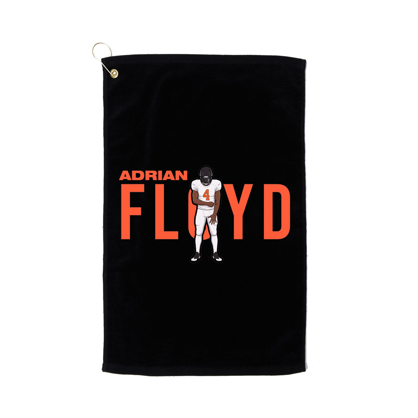 Golf Towel — Player Name in Black