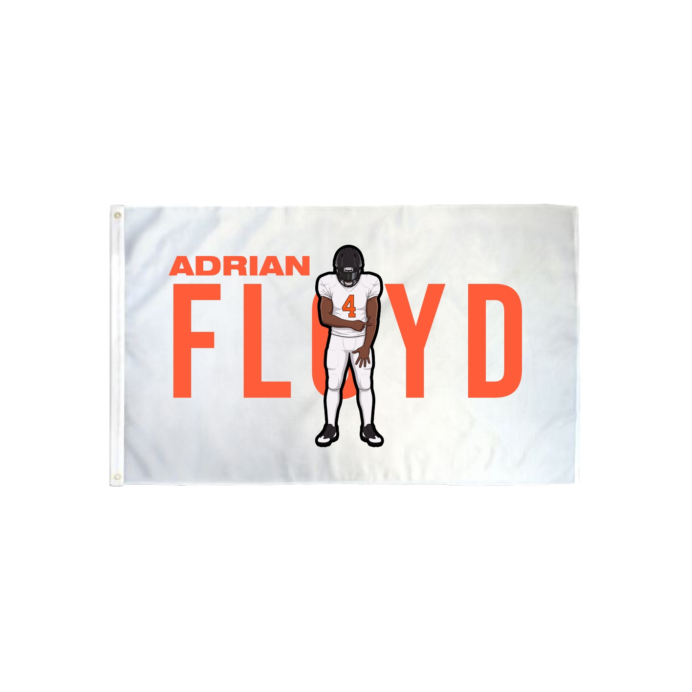 3x5 Flag — Player Name in Classic