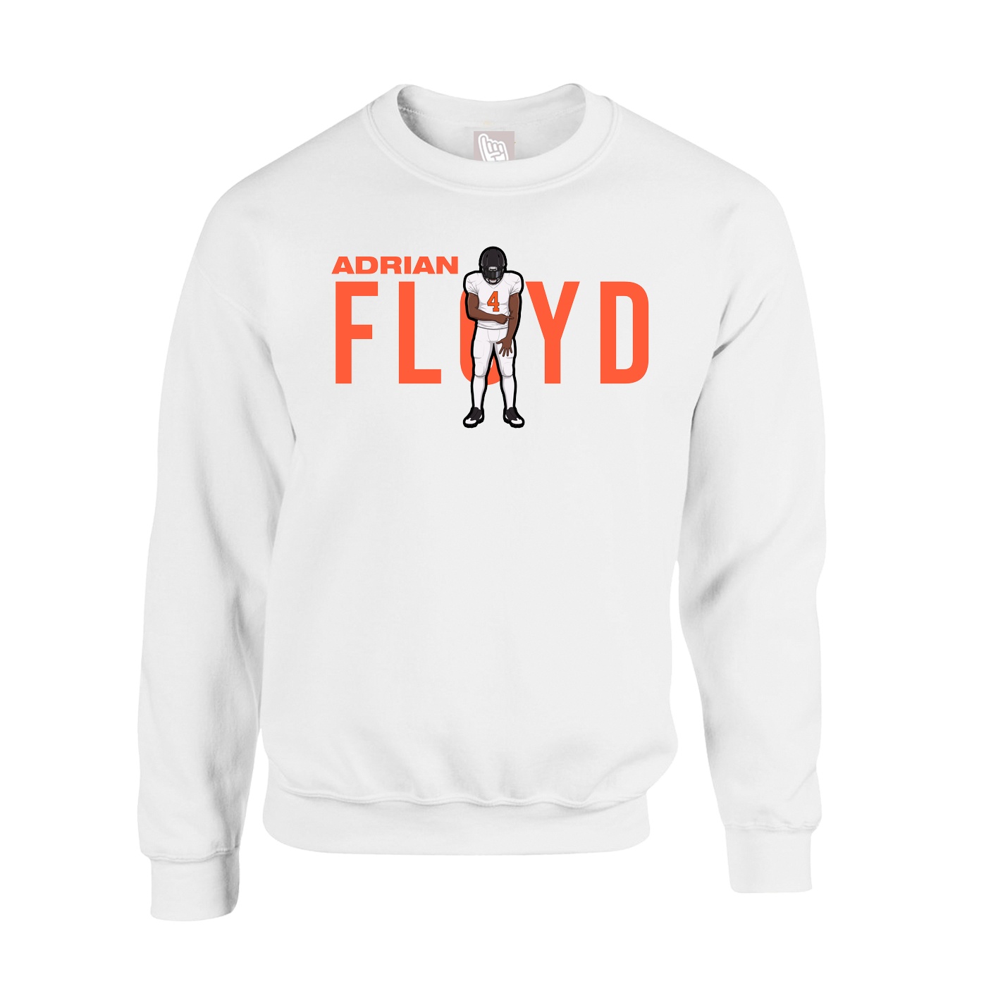 Fleece Crew — Player Name in White