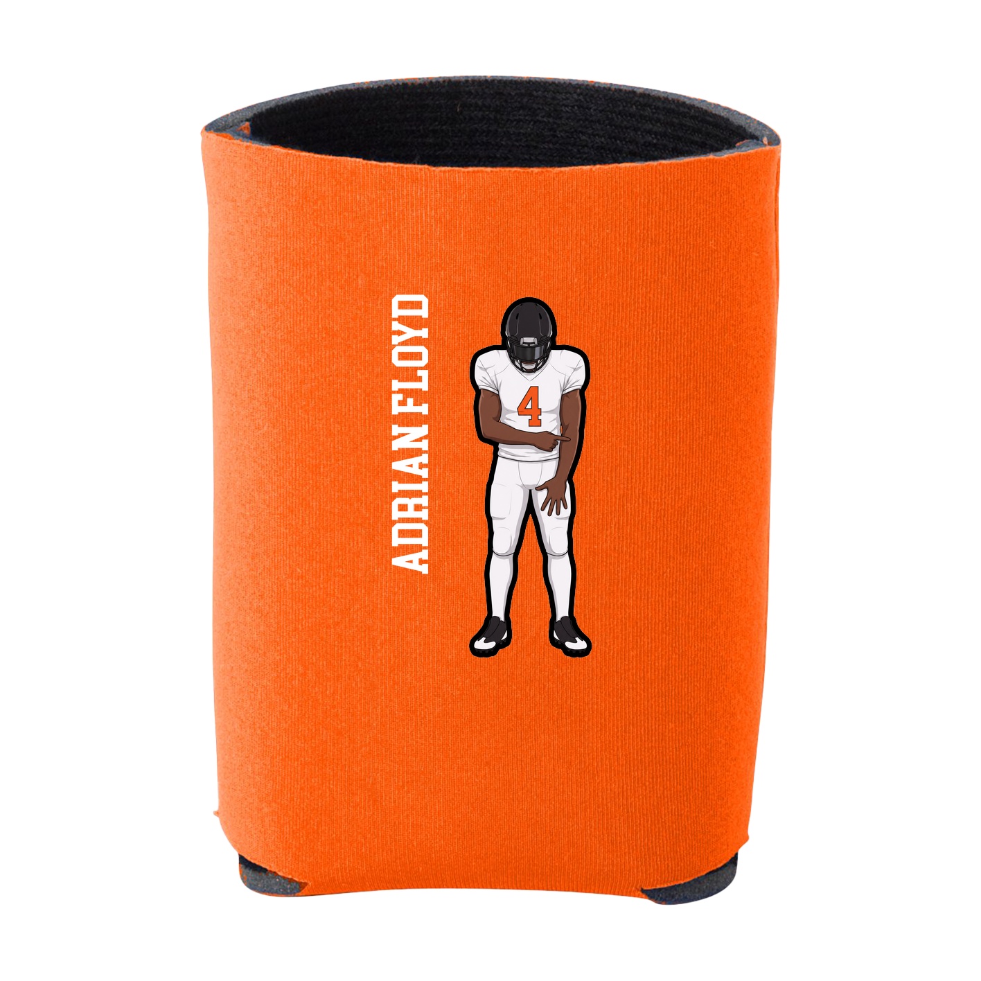 Can Holder — Name Vertical in Orange