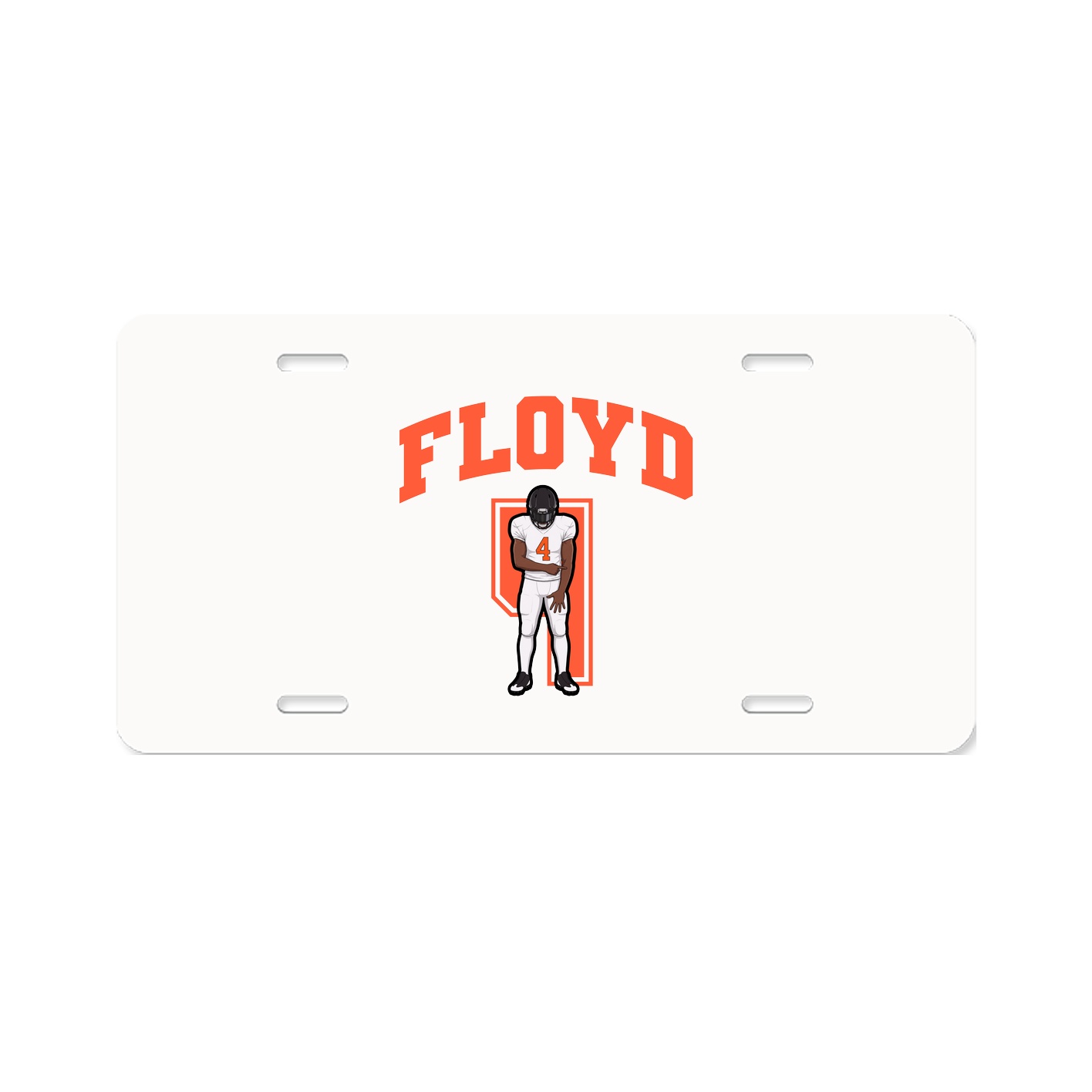 License Plate — Number in Classic