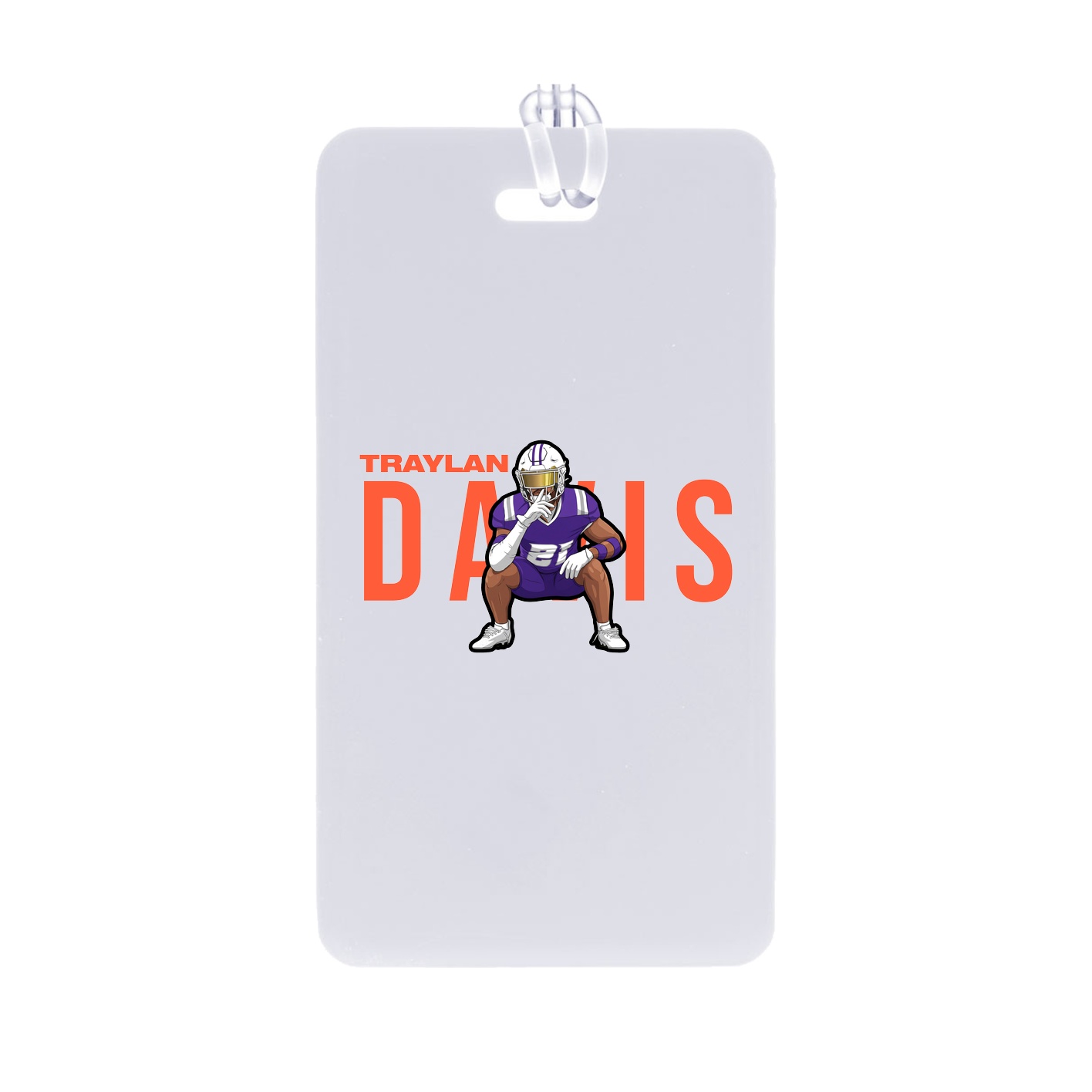 Bag Tag — Player Name in Classic