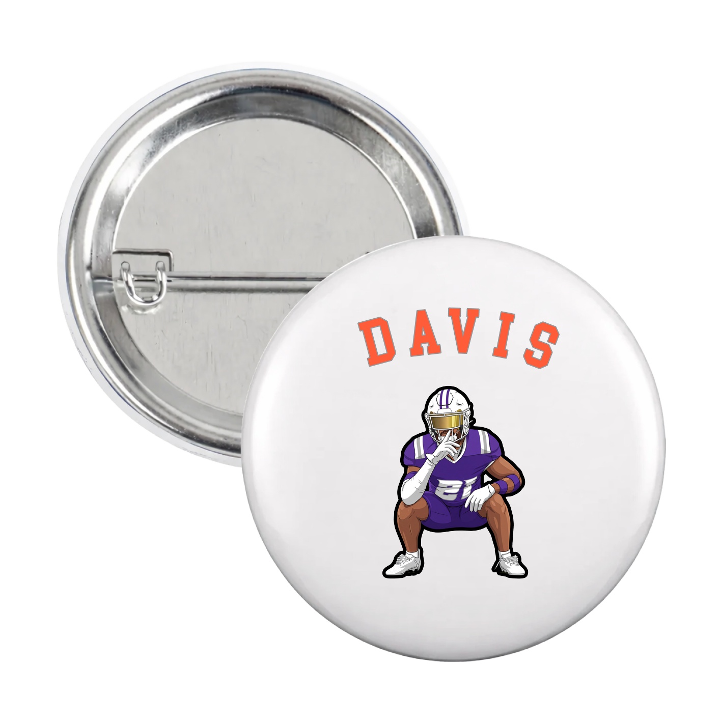 Game Day Button — Shirsey Arch in White