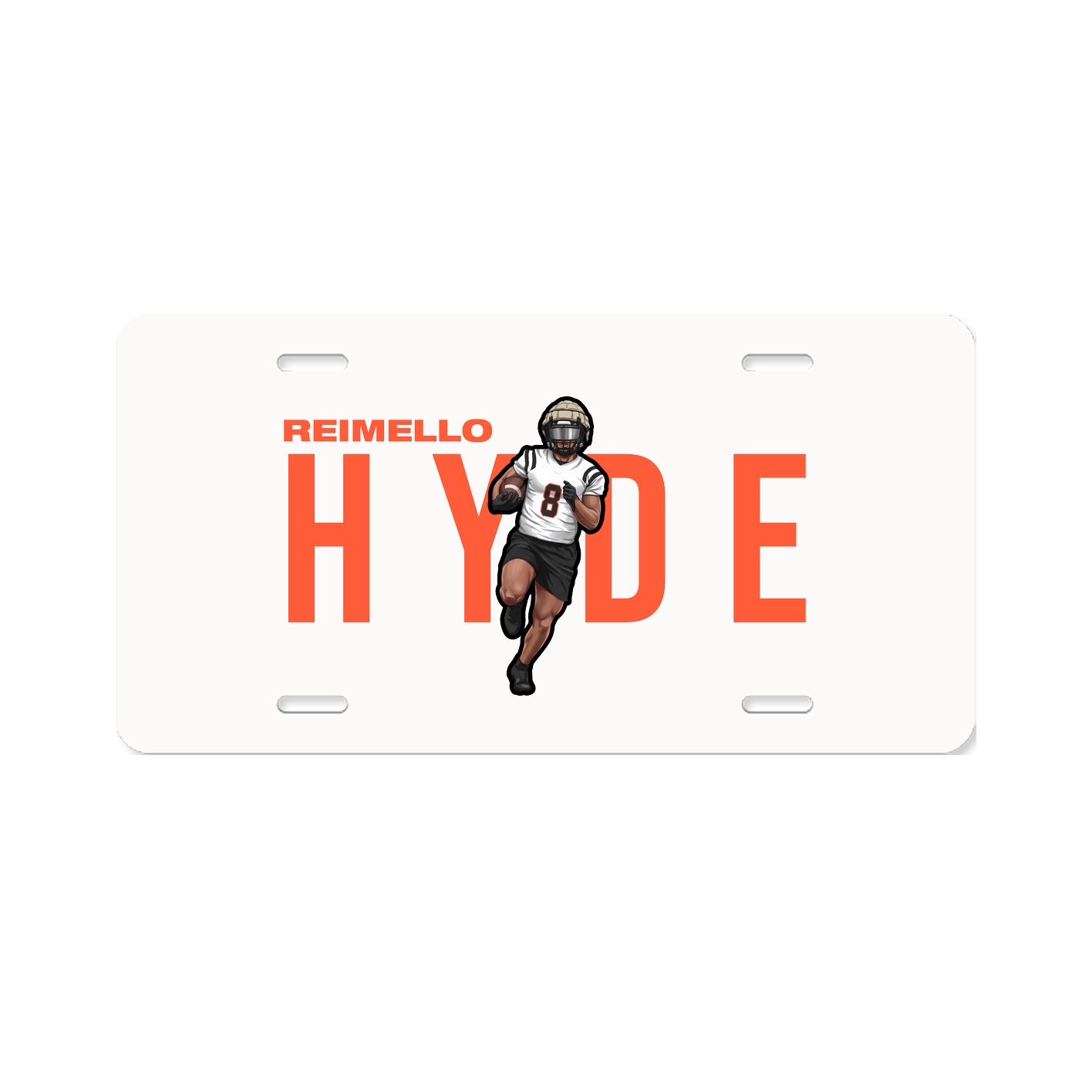 License Plate — Player Name in Classic