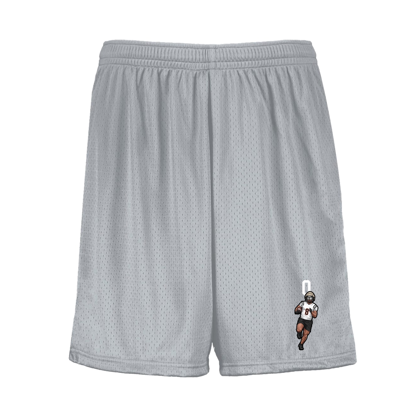 Shorts — Number Top in Silver