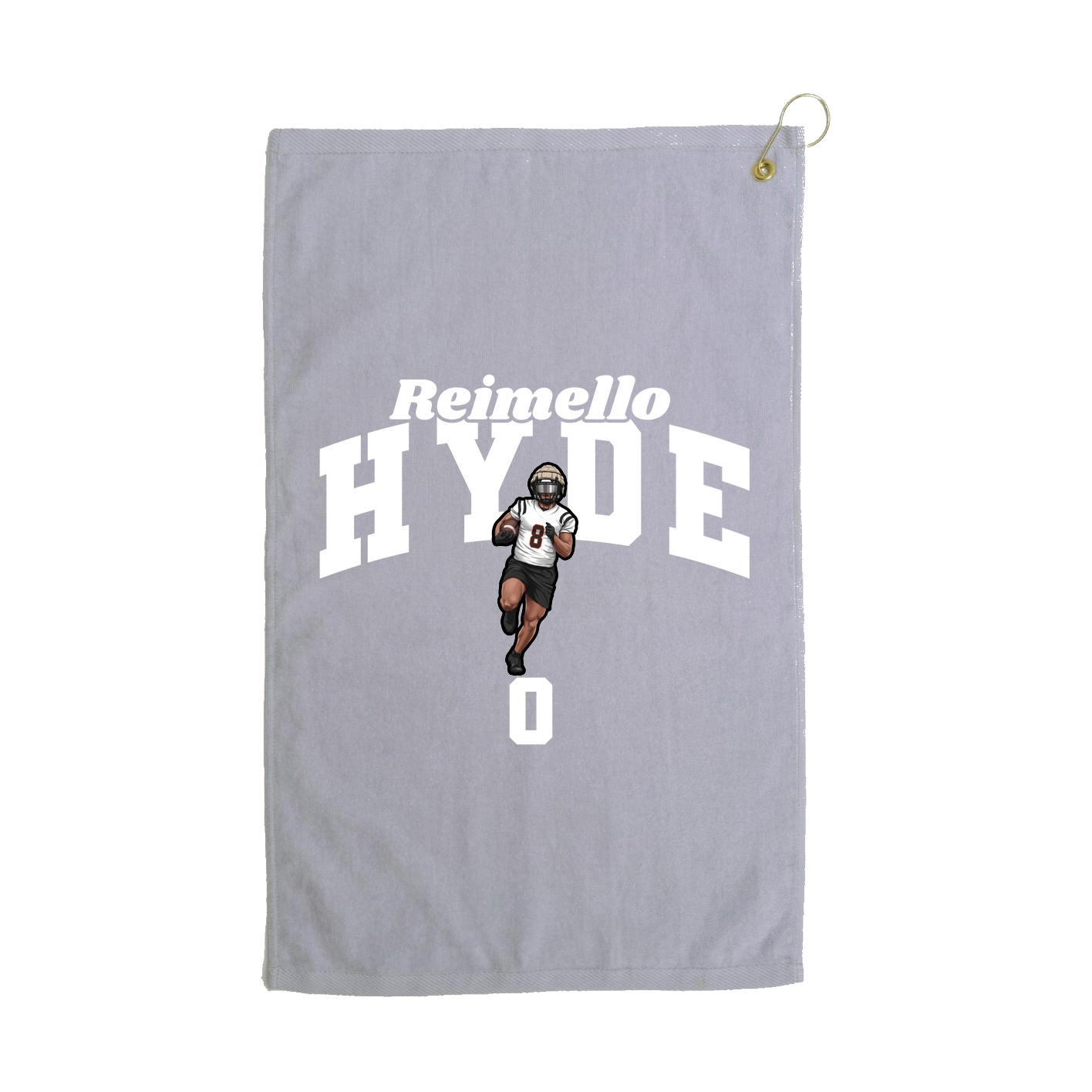 Golf Towel — Signature Arch in Grey