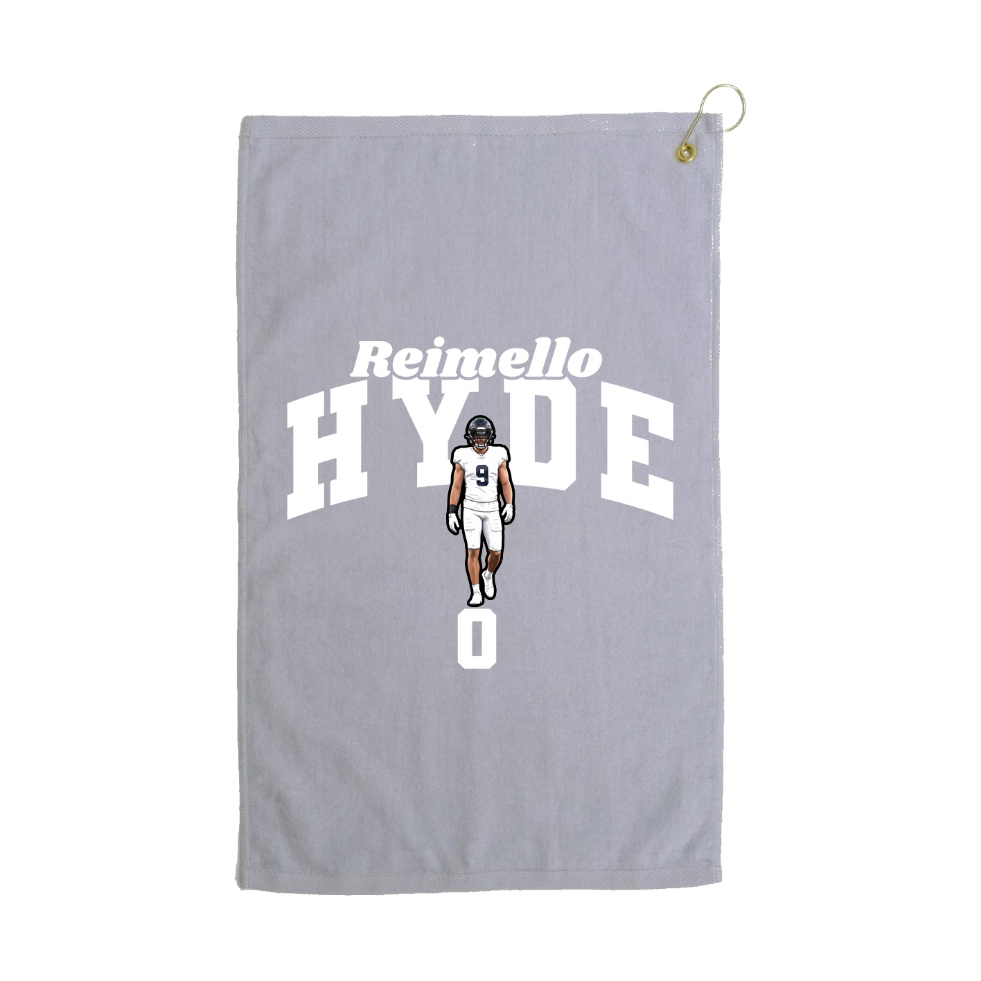 Golf Towel — Signature Arch in Grey