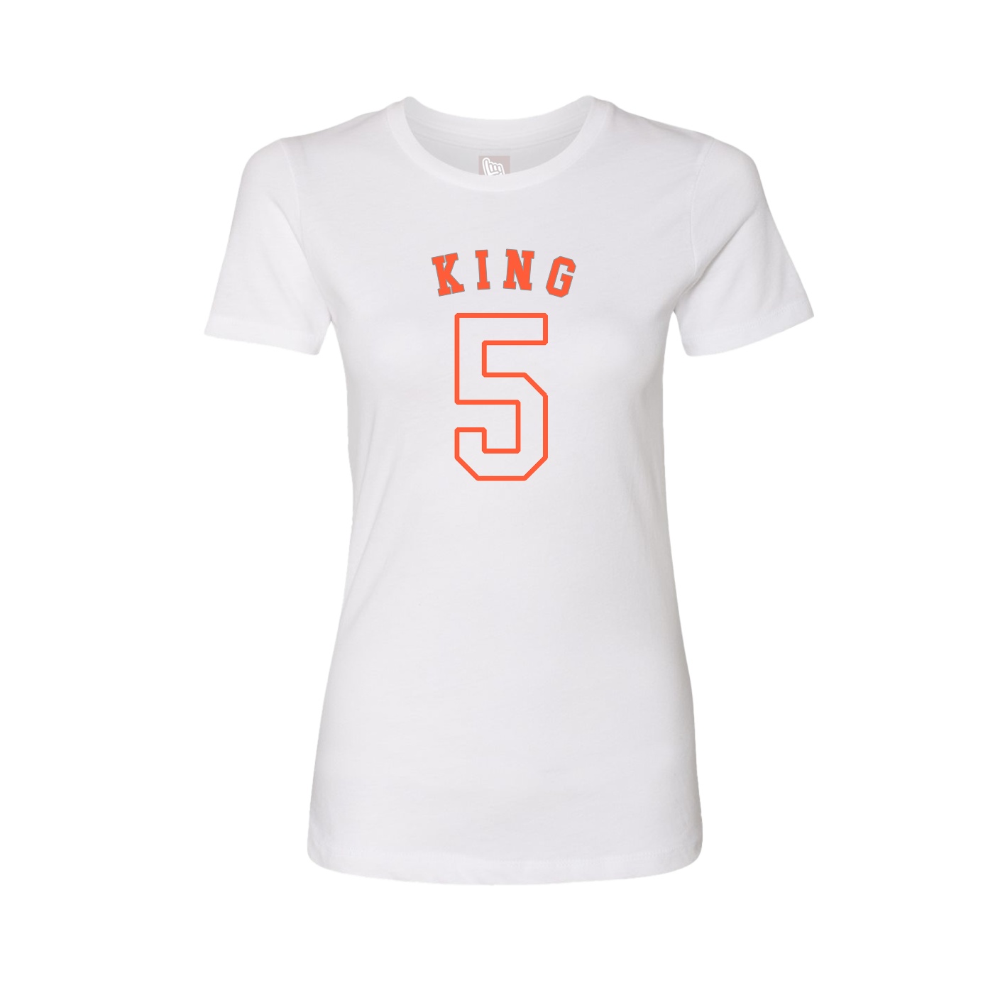 Fitted Women's Tee — Shirsey Arch in White