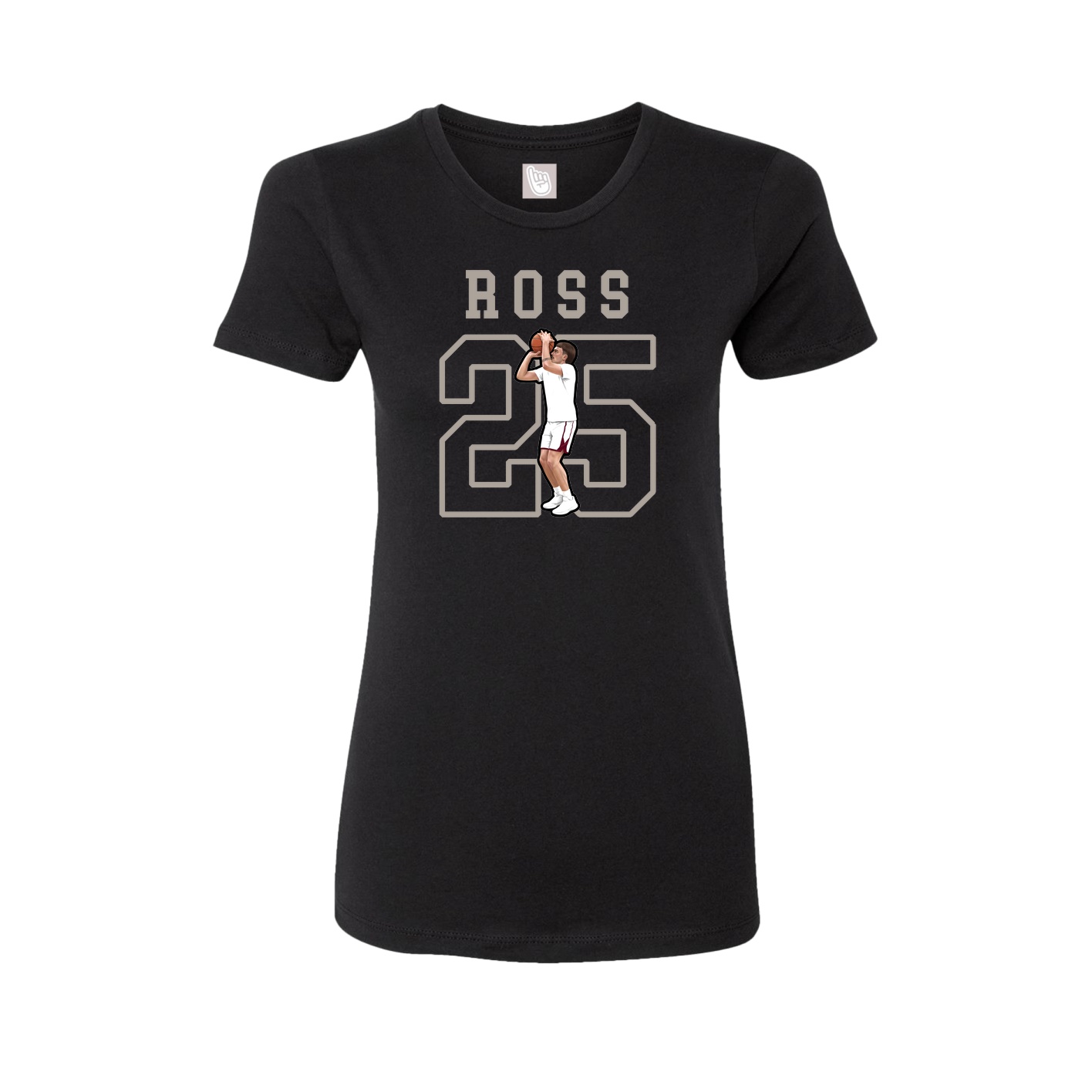 Fitted Women's Tee — Shirsey in Black