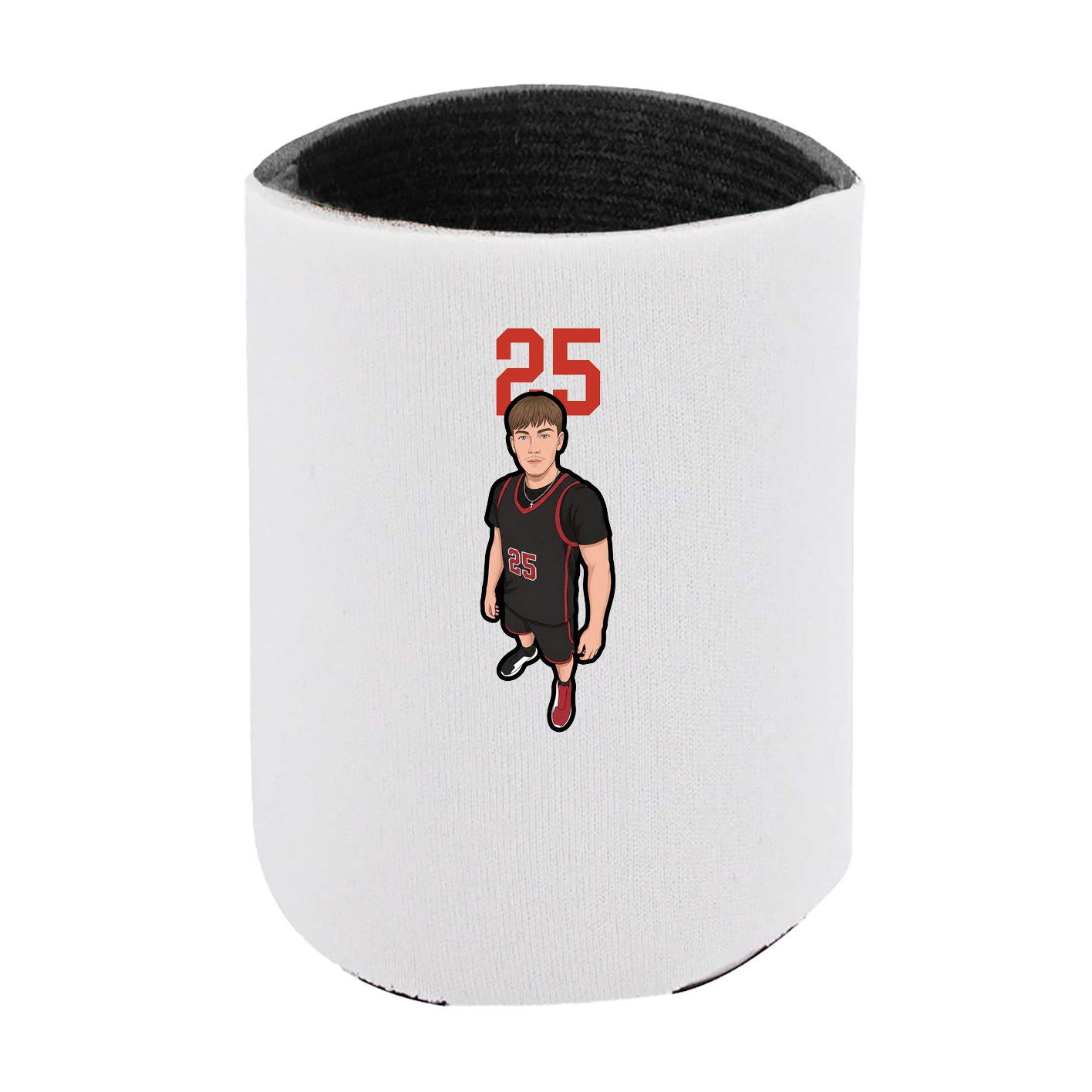 Can Holder — Number Top in White