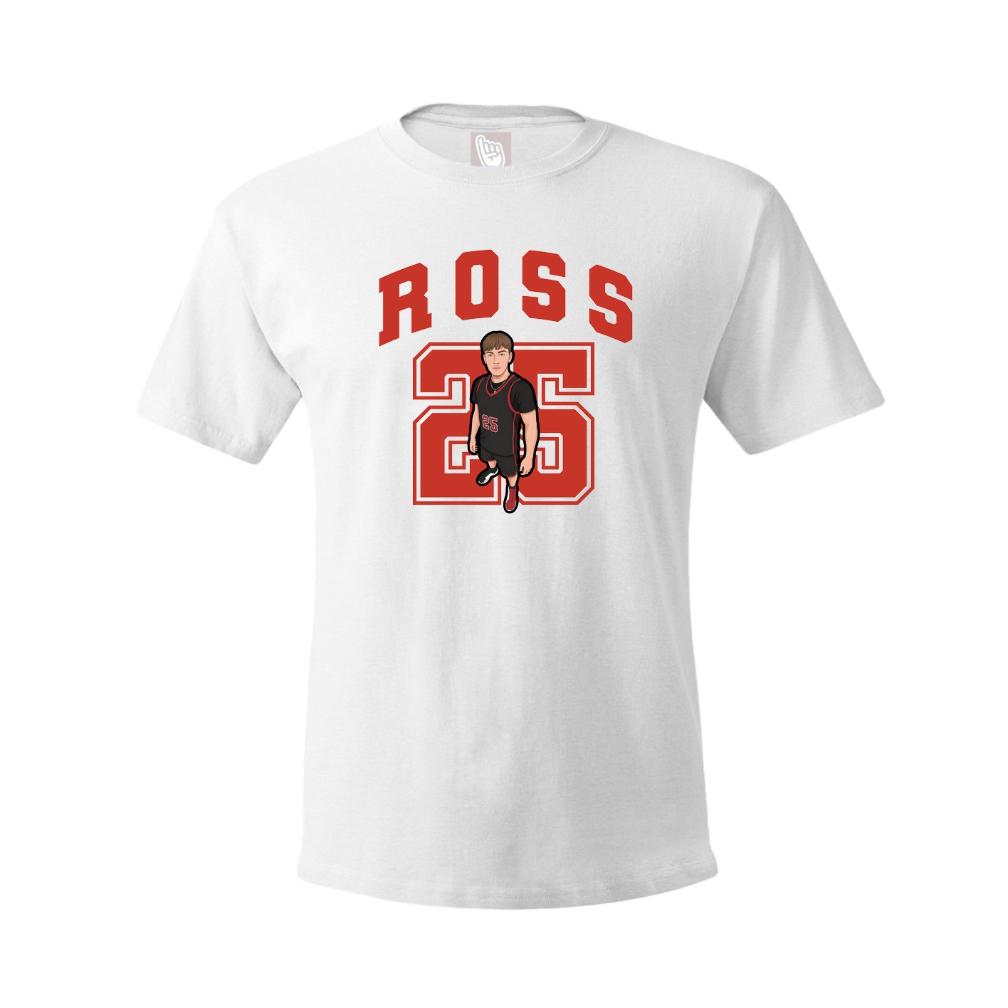 Tee — Number in White