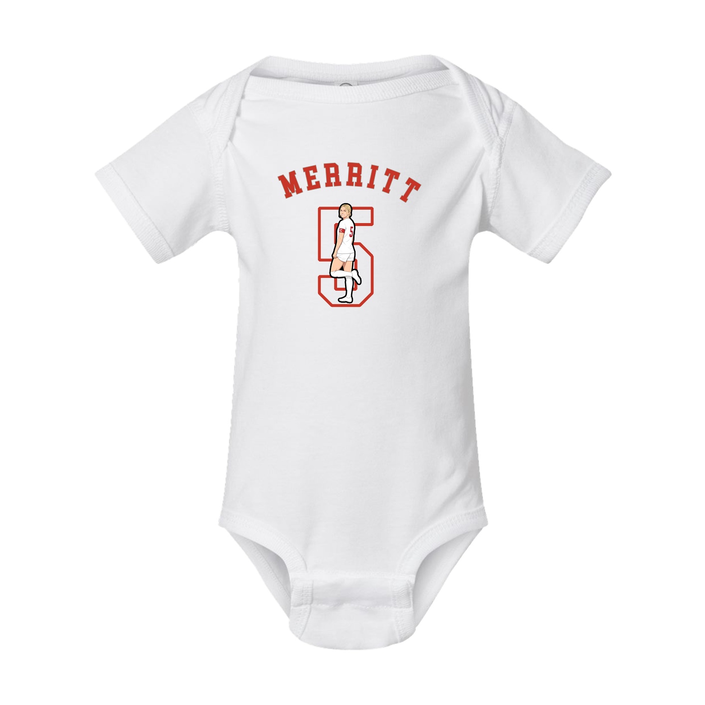 Baby Onesie — Shirsey Arch in White