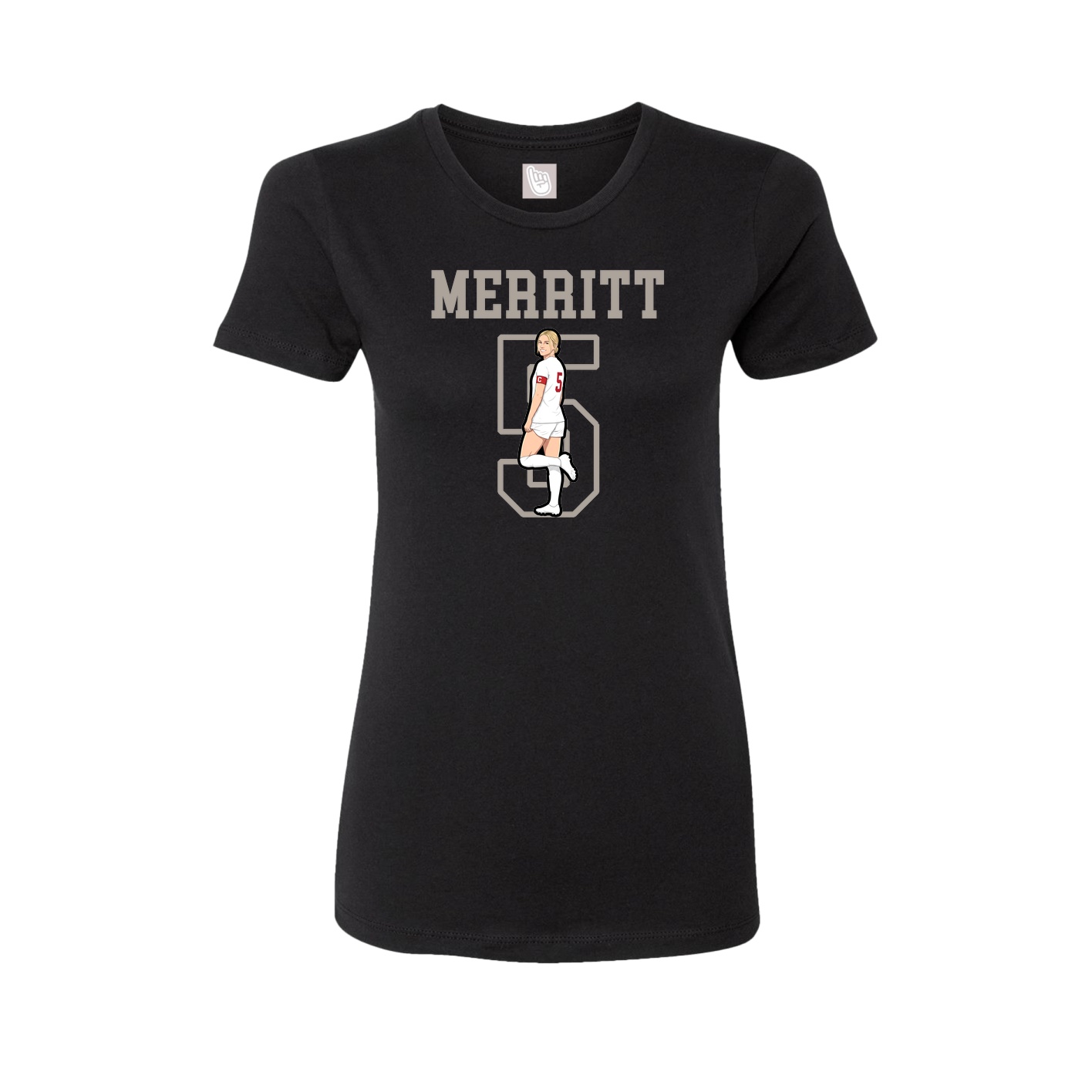 Fitted Women's Tee — Shirsey in Black