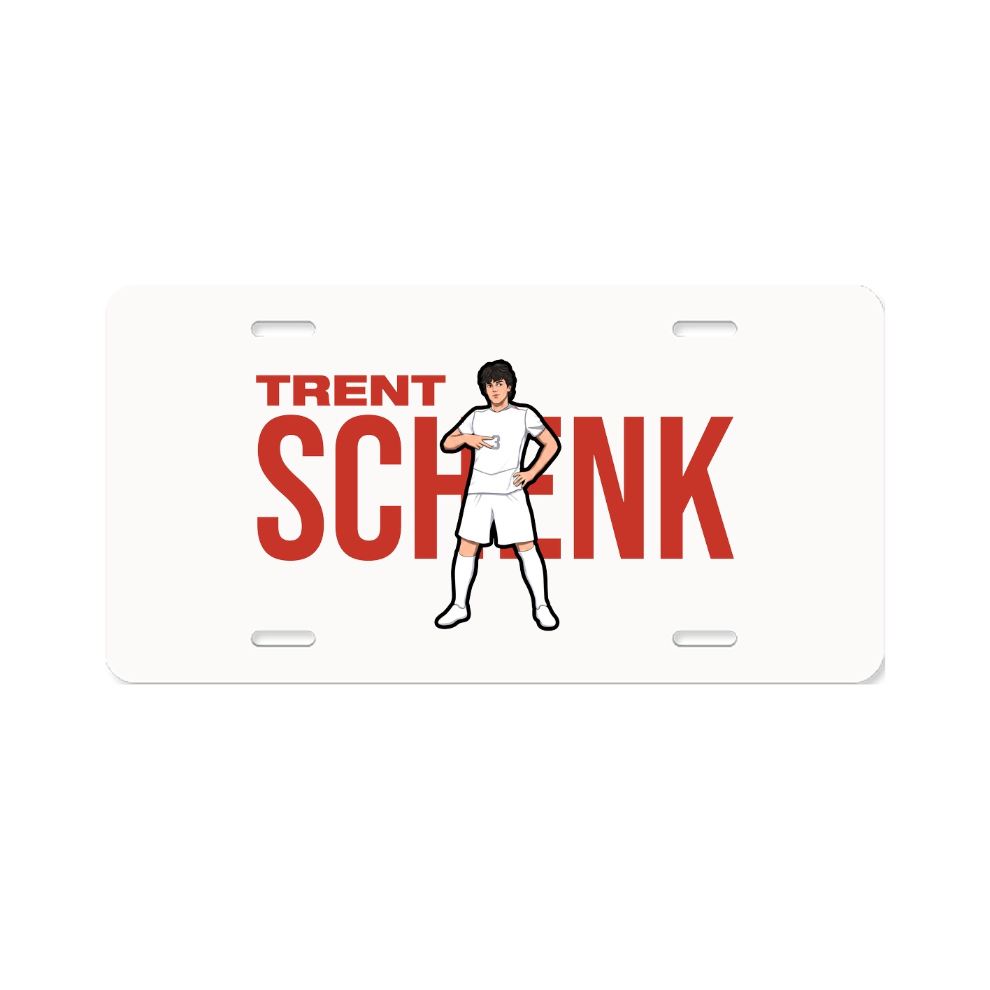 License Plate — Player Name in Classic